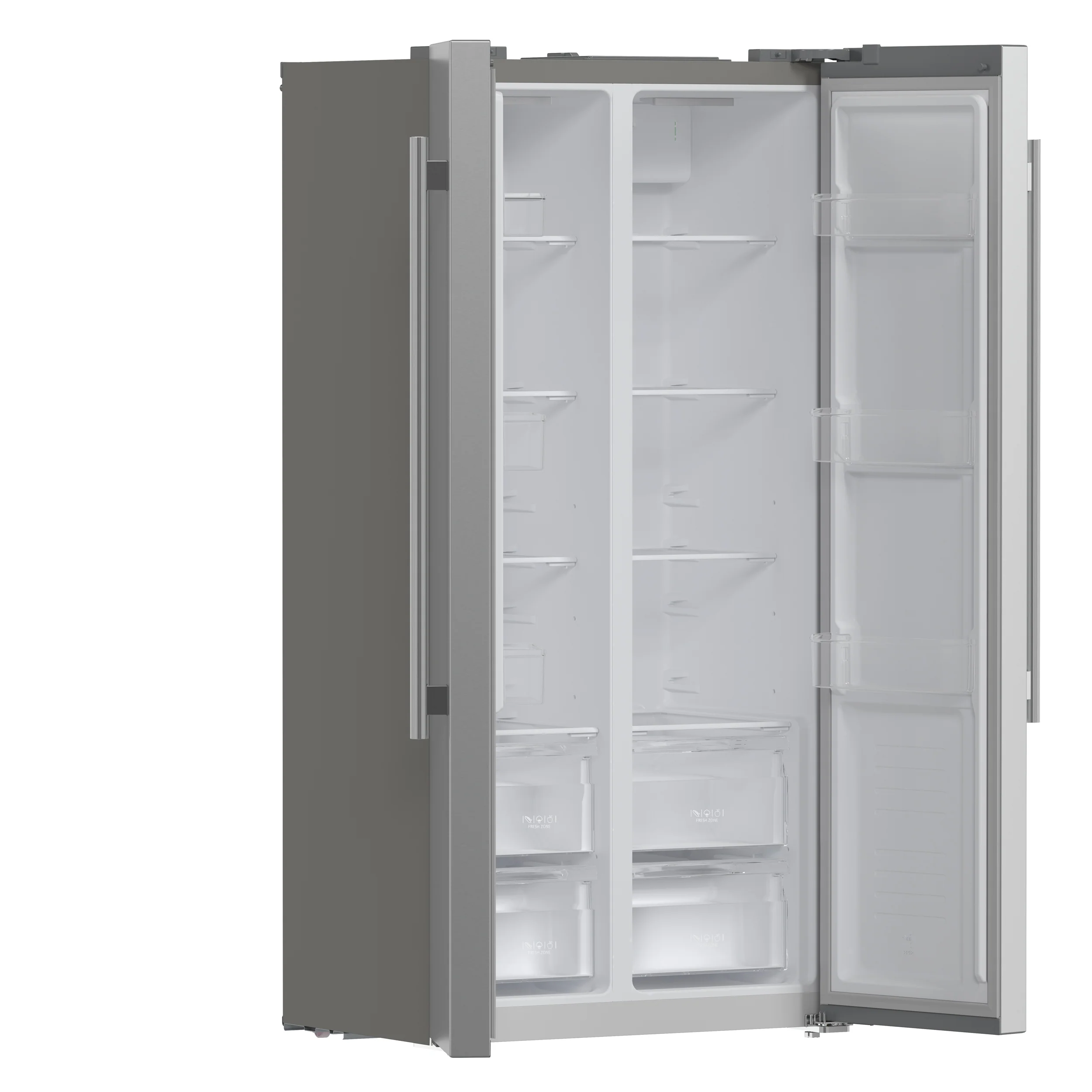 Forno Salerno 33-Inch Side-by-Side Stainless Steel Refrigerator, 15.6 cu.ft, ENERGY STAR Certified - Image 4