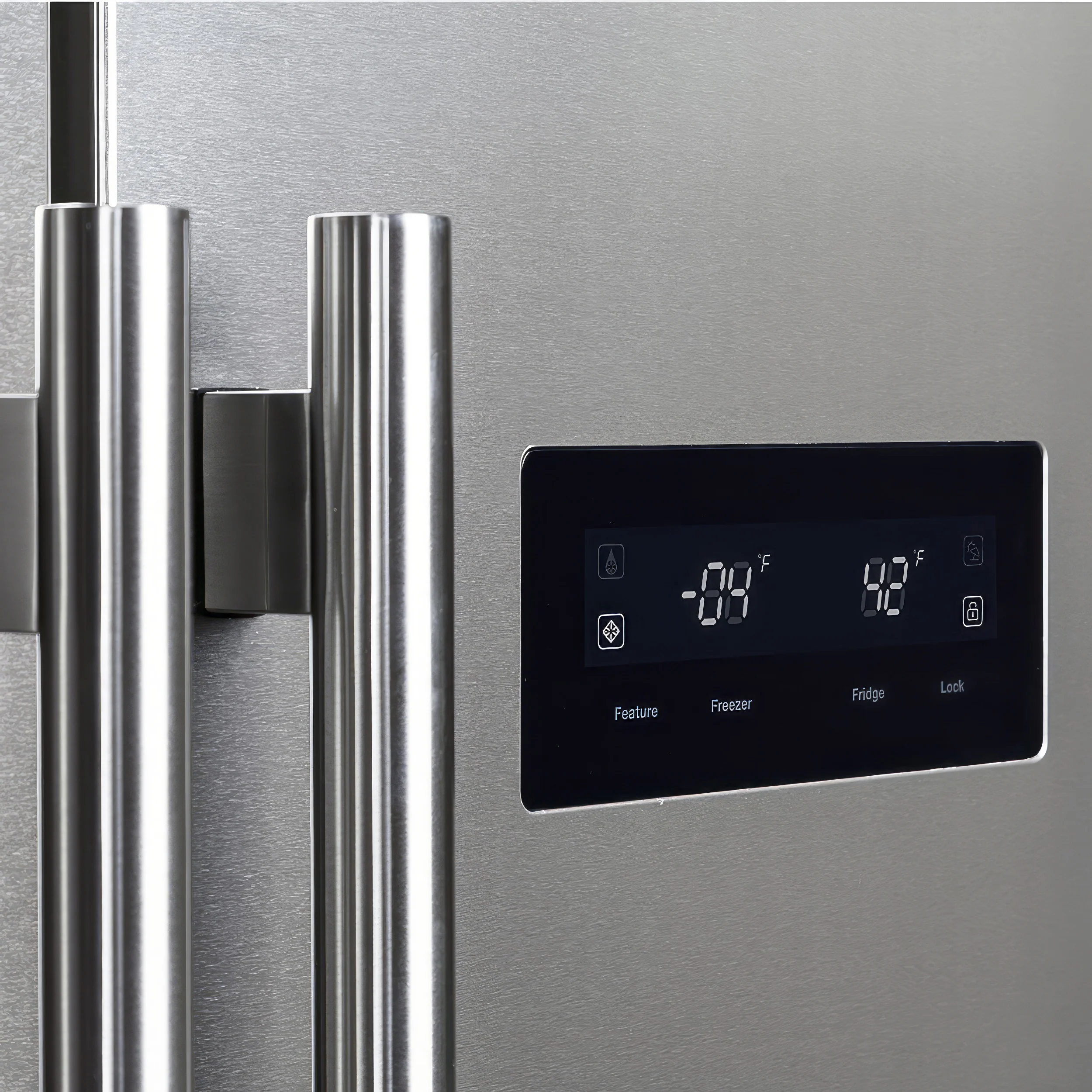 Forno Salerno 37-Inch Built-In Stainless Steel Refrigerator, 15.6 cu.ft, Modern Decorative Grill, ENERGY STAR Certified - Image 7