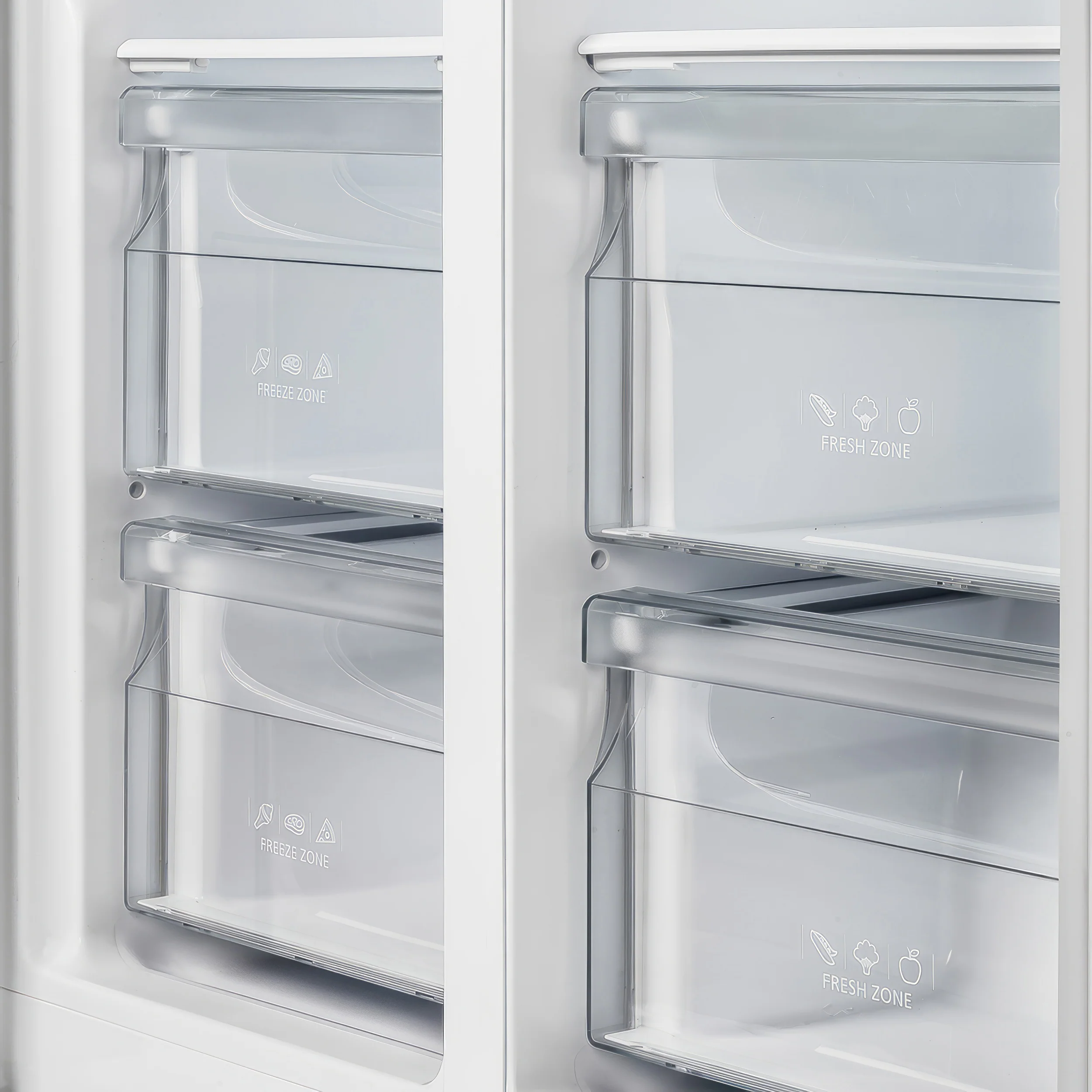 Forno Salerno 37-Inch Built-In Stainless Steel Refrigerator, 15.6 cu.ft, Modern Decorative Grill, ENERGY STAR Certified - Image 8