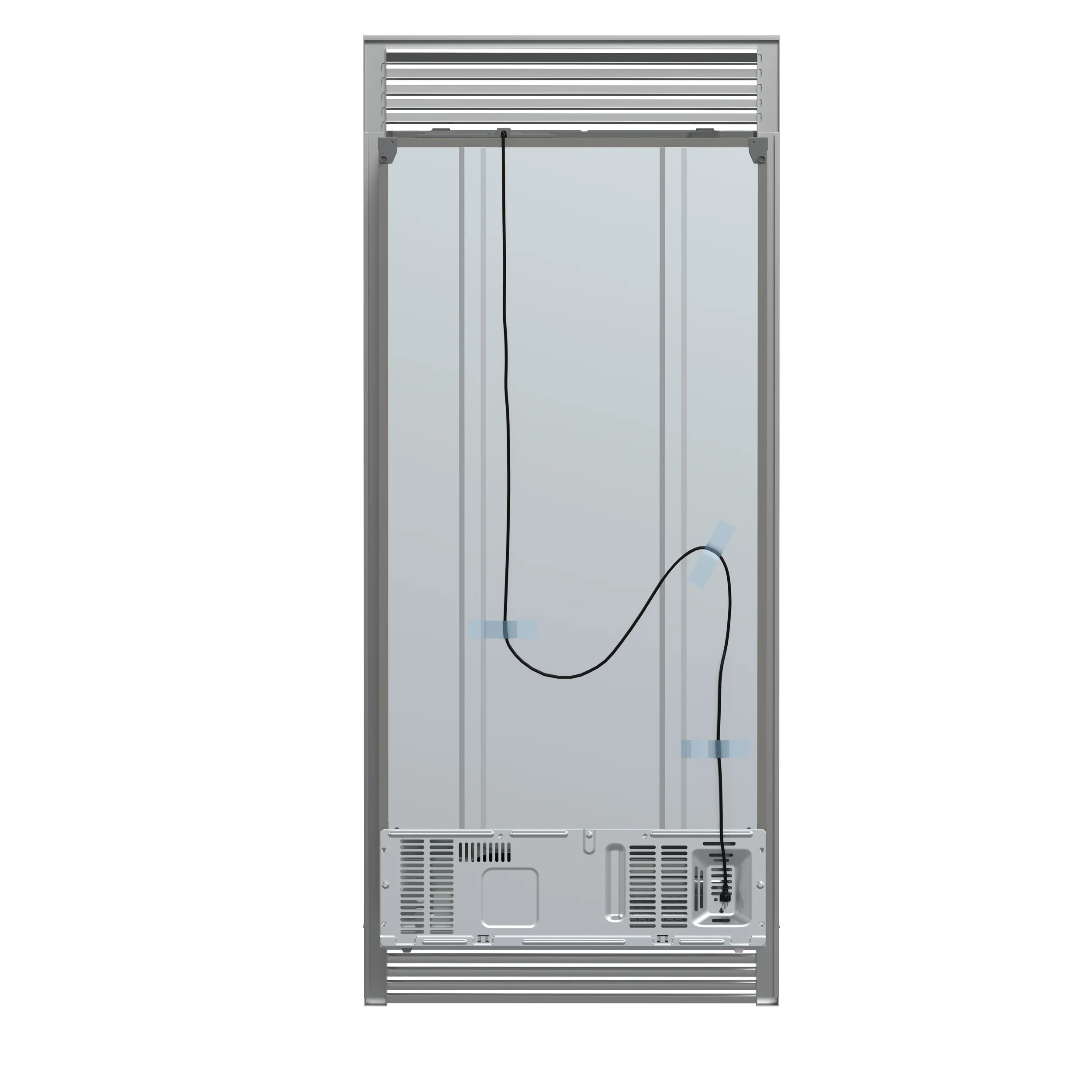 Forno Salerno 37-Inch Built-In Stainless Steel Refrigerator, 15.6 cu.ft, Decorative Grill, ENERGY STAR Certified - Image 12