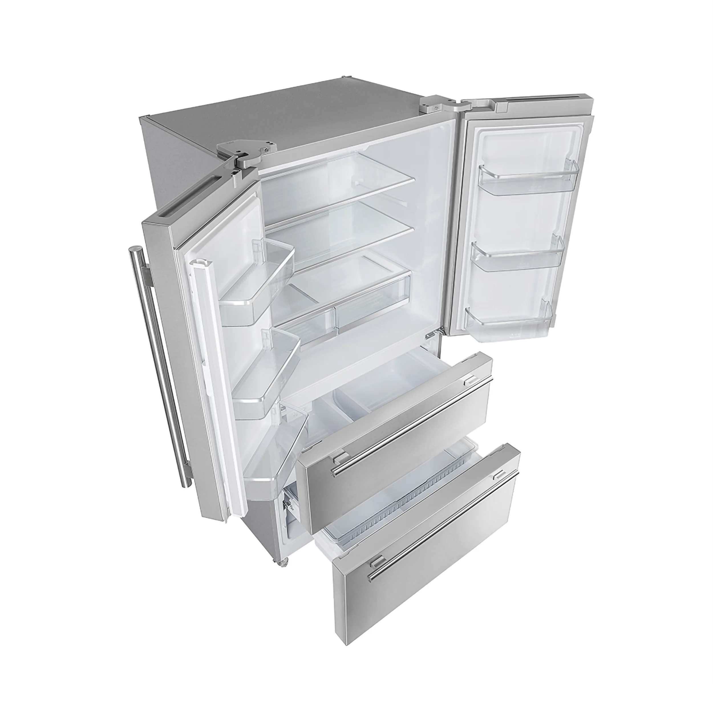 Forno Alta Moena 36-Inch French Door Refrigerator, 19.2 cu.ft, Counter Depth, Ice Maker, Stainless Steel Interior Panel, ENERGY STAR Certified - Image 5
