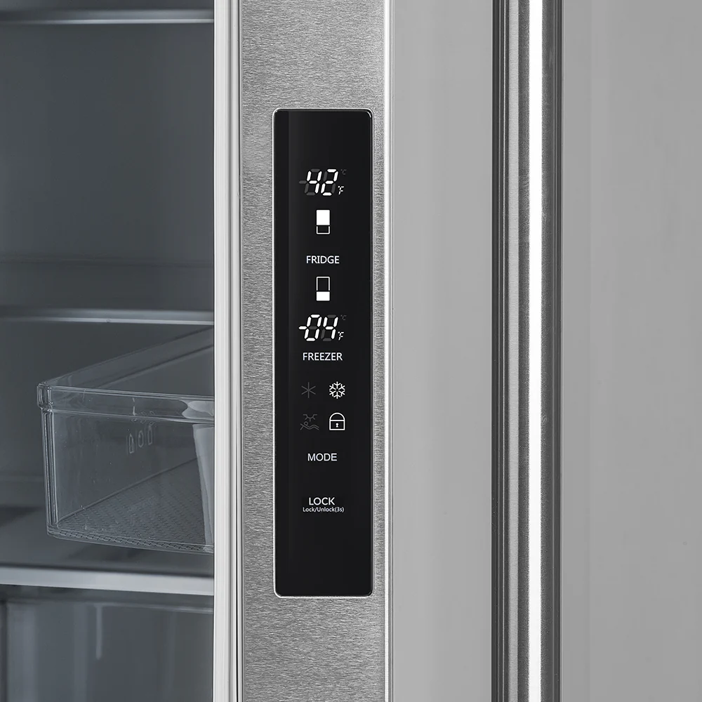Forno Moena 40-Inch French Door Refrigerator, Stainless Steel, 19.2 cu.ft, Decorative Grill, ENERGY STAR Certified - Image 7