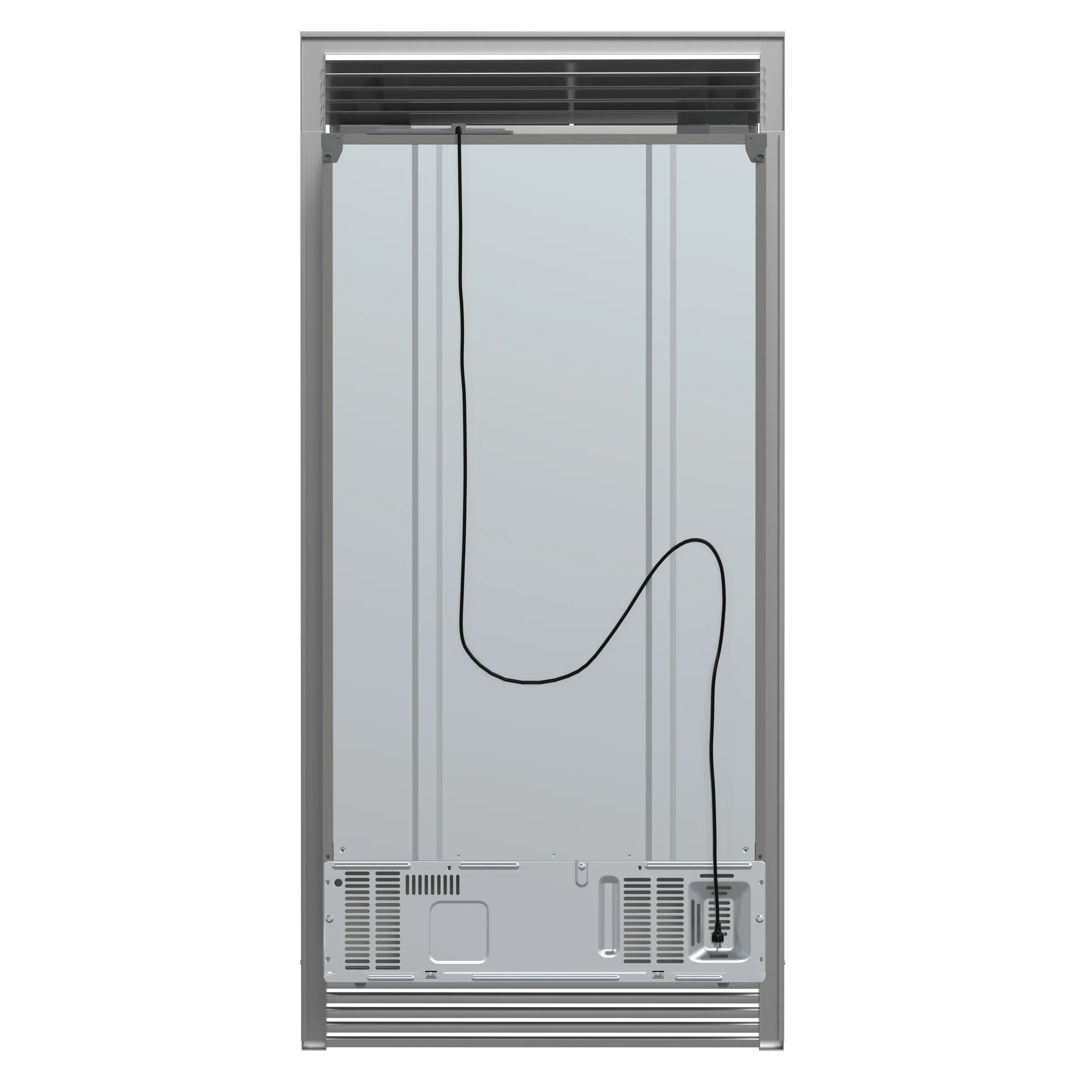 Forno Salerno 40-Inch Built-In Stainless Steel Refrigerator, 20 cu.ft, Decorative Grill, ENERGY STAR Certified - Image 11