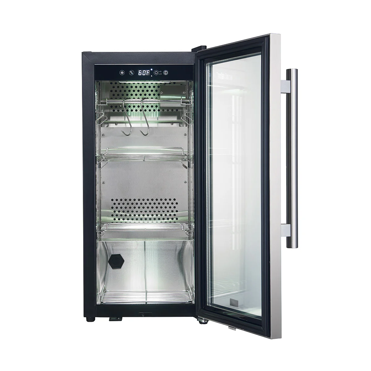 Forno Asciutto 16-Inch Dry Aging Cabinet, Stainless Steel 304, 2.65 cu.ft, LED Lighting, Adjustable Shelves - Image 4
