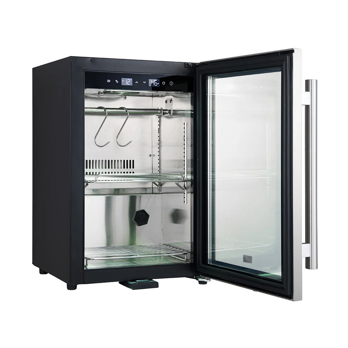 Forno Asciutto 17-Inch Dry Aging Cabinet, Stainless Steel 304, 1.84 cu.ft, LED Lighting, Adjustable Shelves - Image 4