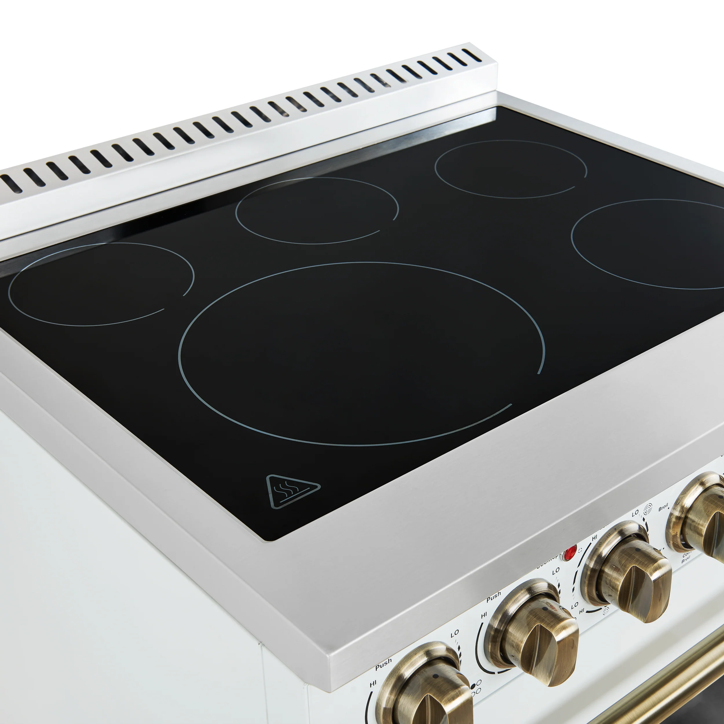 Forno Paolo 30-Inch Freestanding Electric Range, White, 4.38 cu.ft, True Convection Oven, Energy Efficient - Image 7