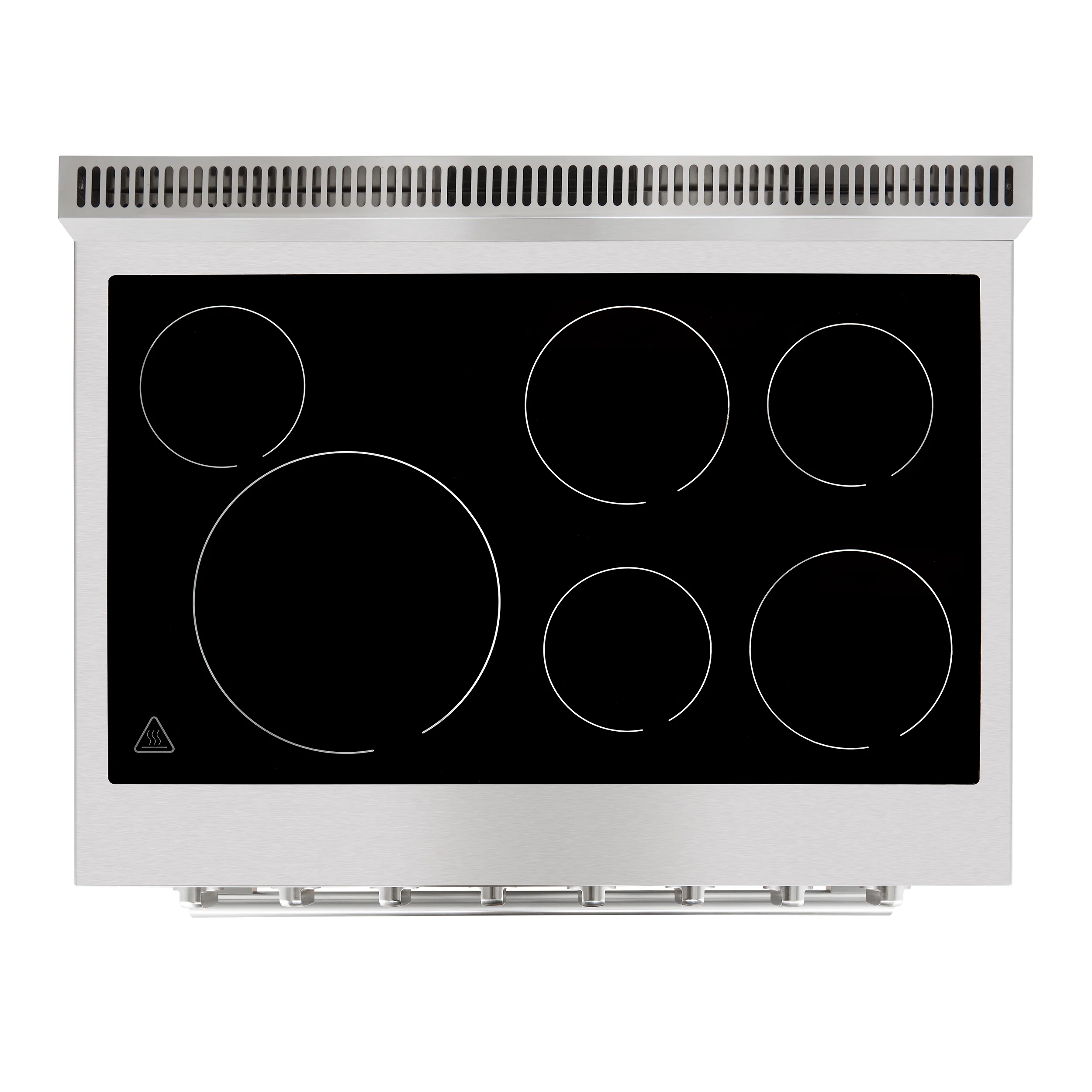 Forno Paolo 36 Inch Freestanding Electric Range, Stainless Steel, 5.44 cu.ft, True Convection Oven, Energy Efficient - Image 4