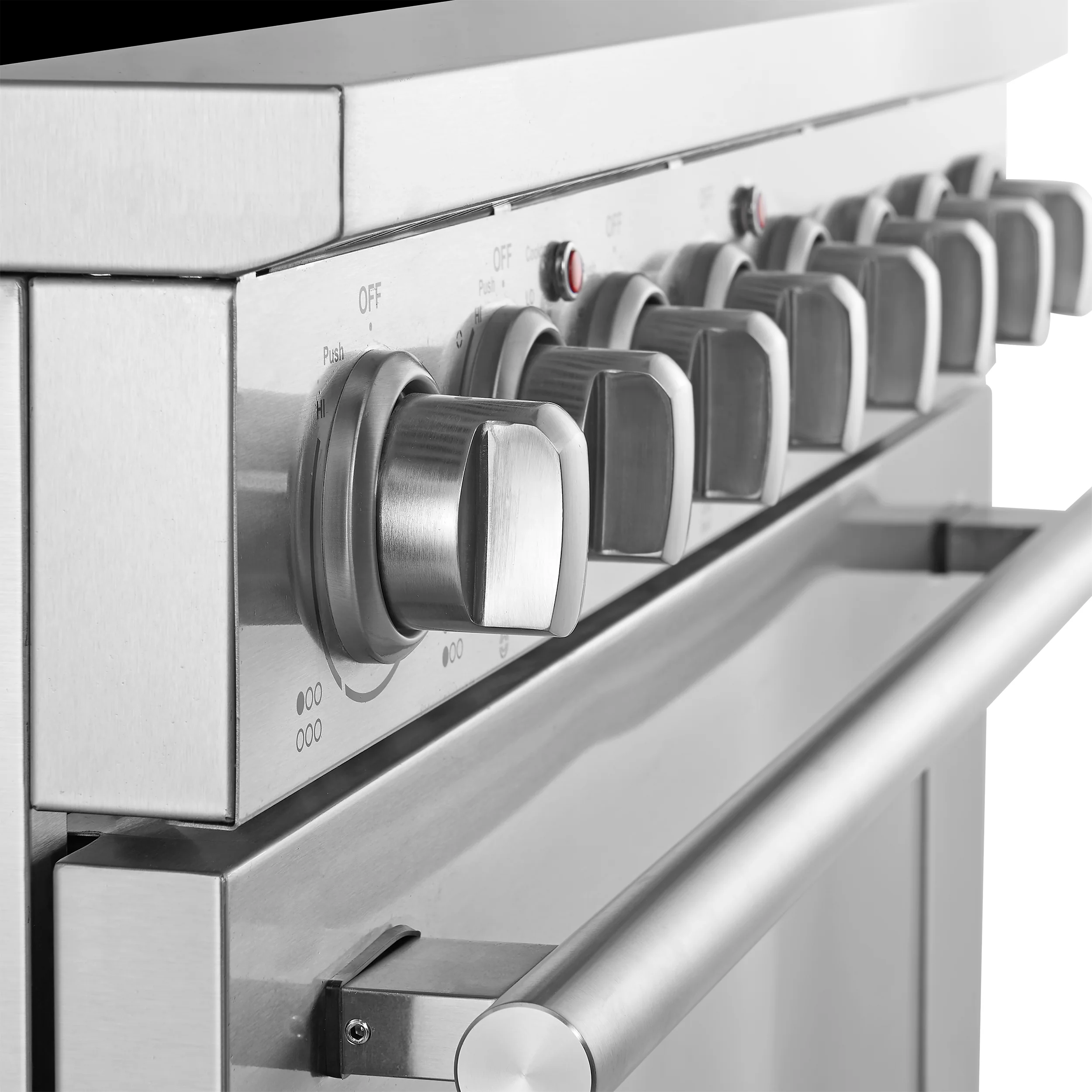 Forno Paolo 36 Inch Freestanding Electric Range, Stainless Steel, 5.44 cu.ft, True Convection Oven, Energy Efficient - Image 8