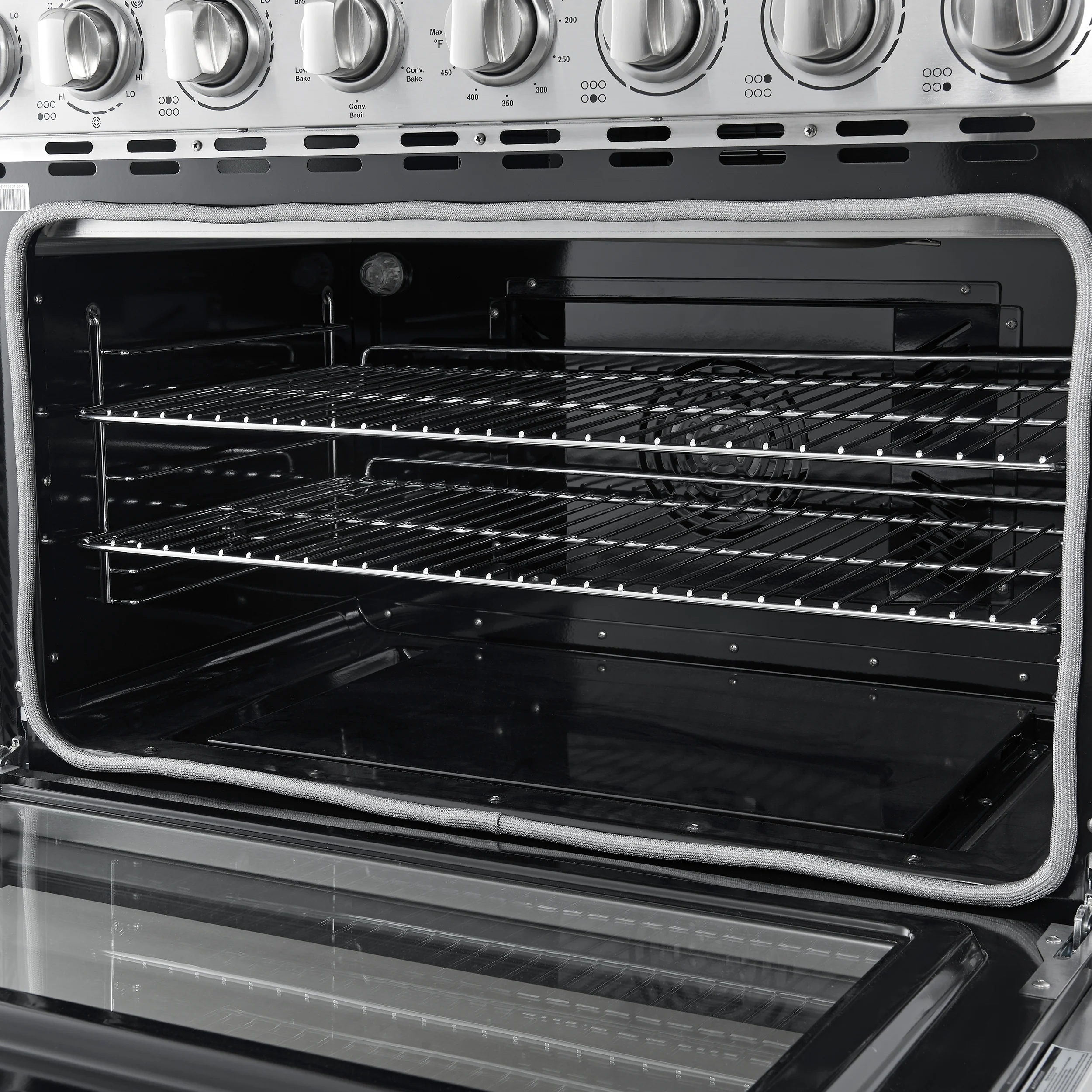 Forno Paolo 36 Inch Freestanding Electric Range, Stainless Steel, 5.44 cu.ft, True Convection Oven, Energy Efficient - Image 9