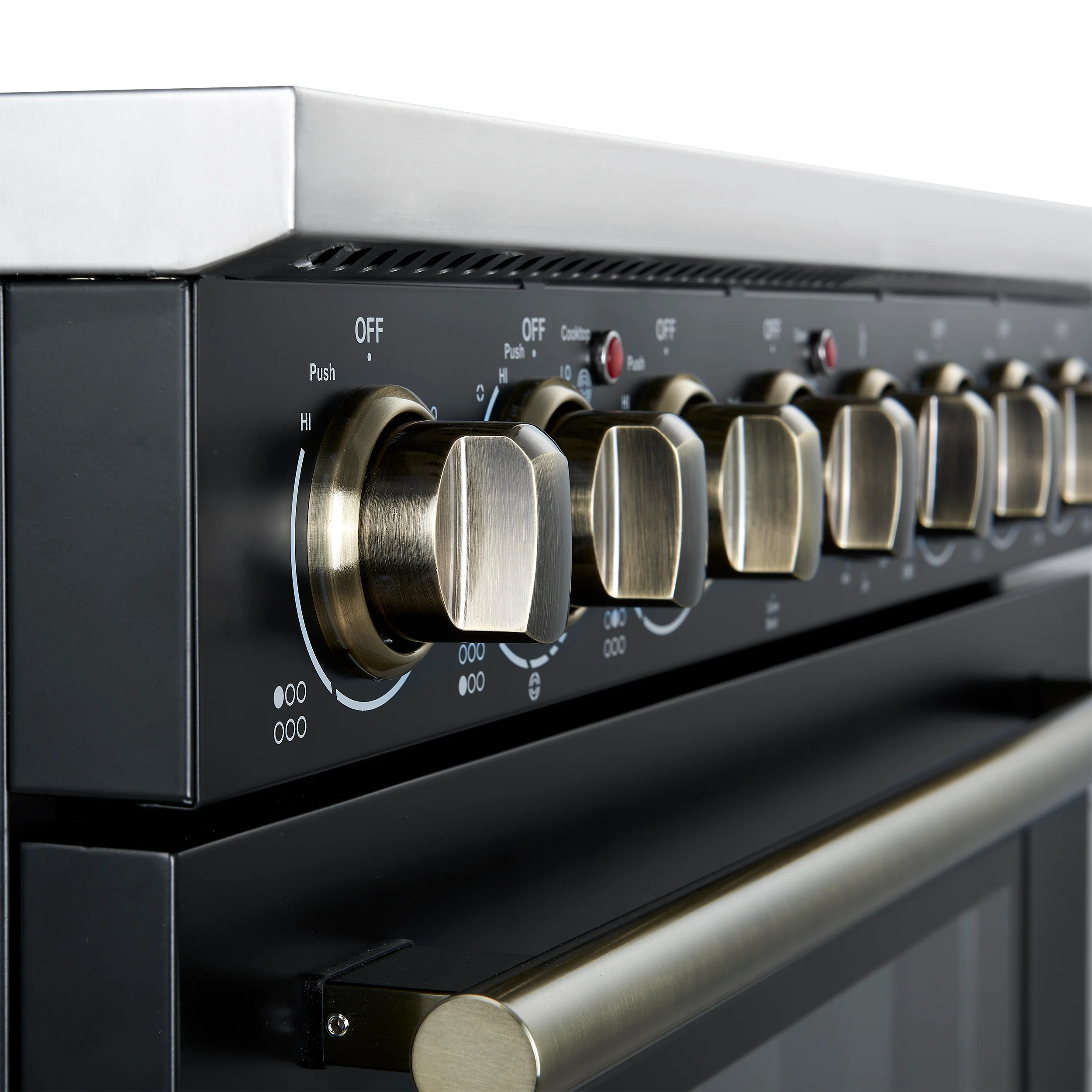 Forno Paolo 36 Inch Black Freestanding Electric Range, Stainless Steel, 5.44 cu.ft, True Convection Oven, Energy Efficient - Image 8