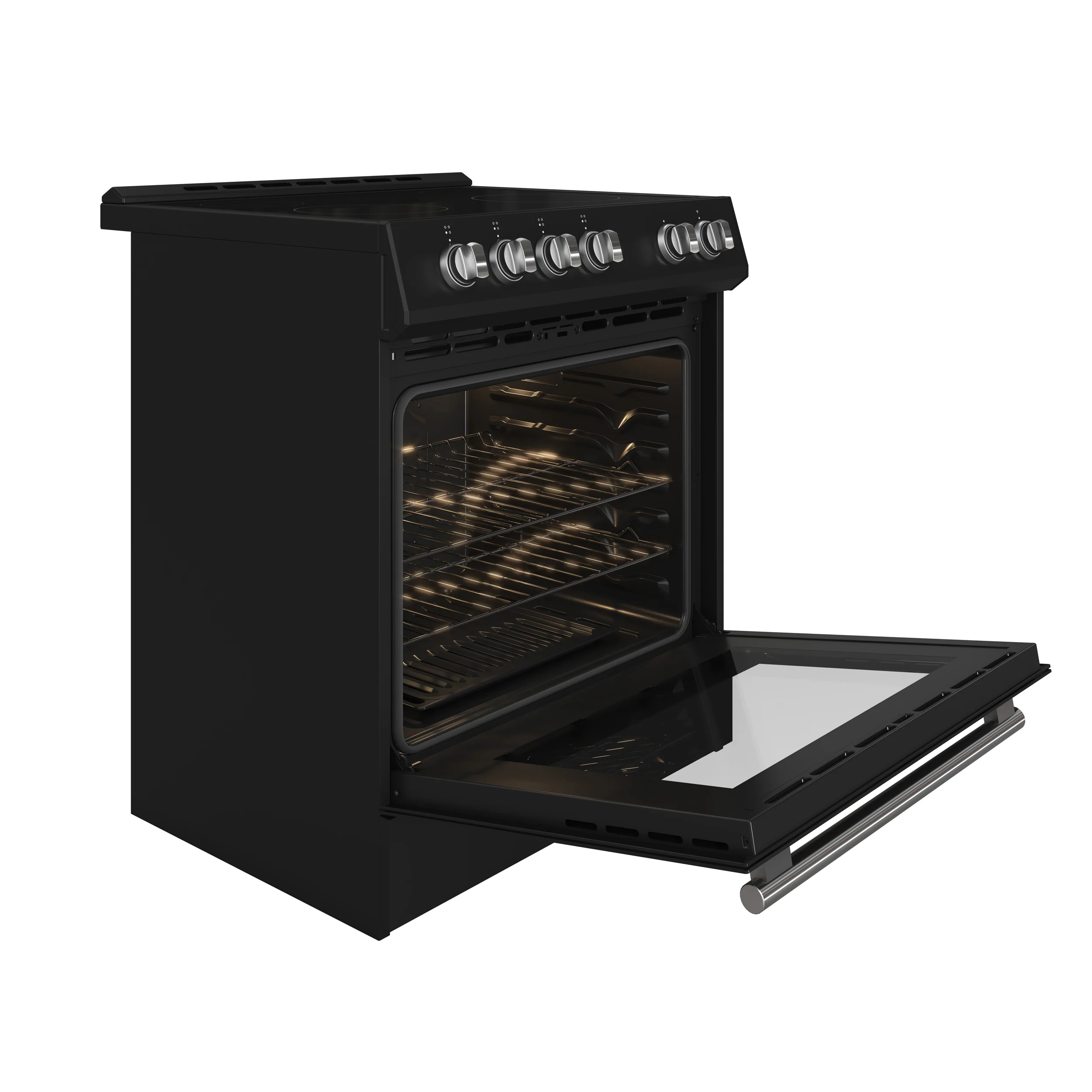 Forno Leonardo Espresso 30-Inch Black Electric Range, True Convection, Energy Efficient - Image 6