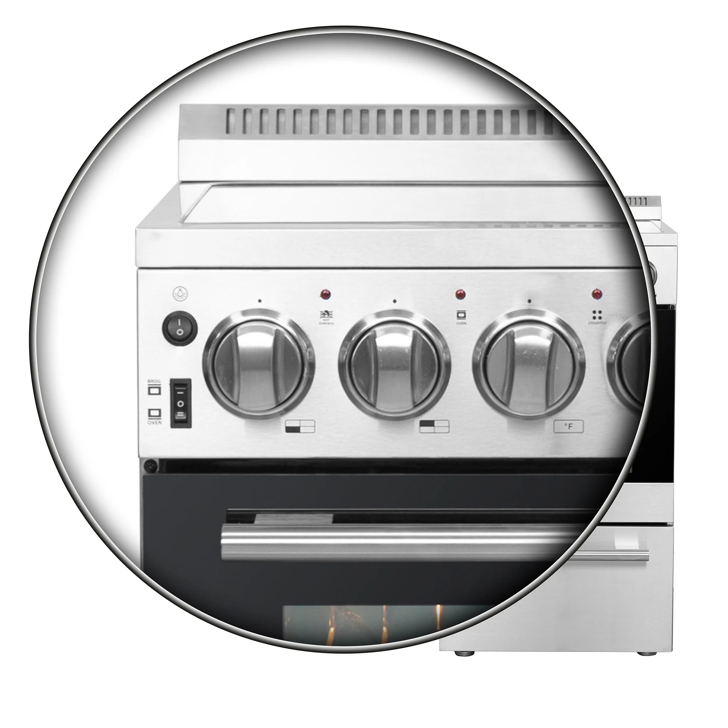 Forno Pallerano 20 Inch Freestanding Electric Range, Compact Design - Image 19