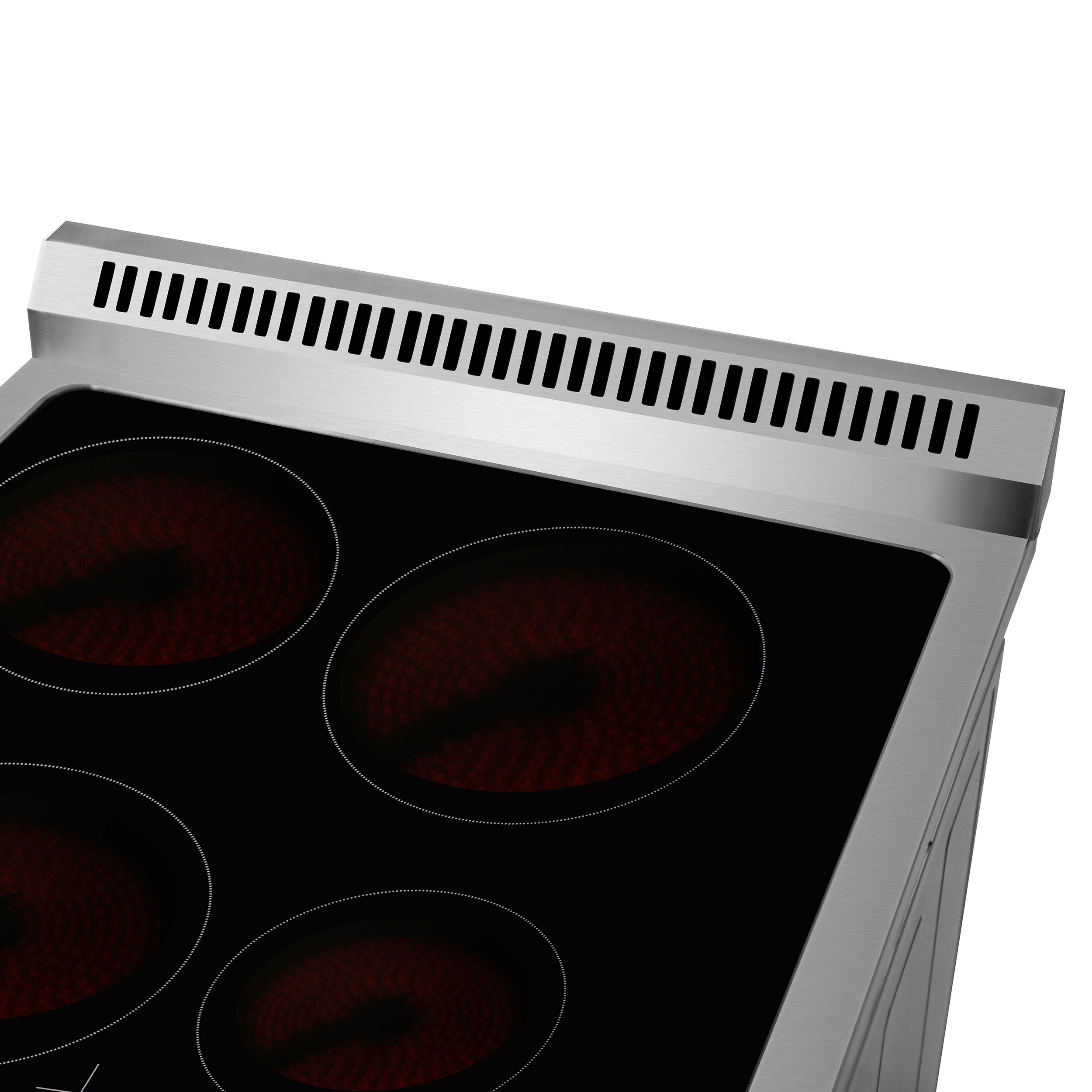 Forno Loiano 24 Inch Freestanding Electric Range Stainless Steel with Storage Drawer - Image 8