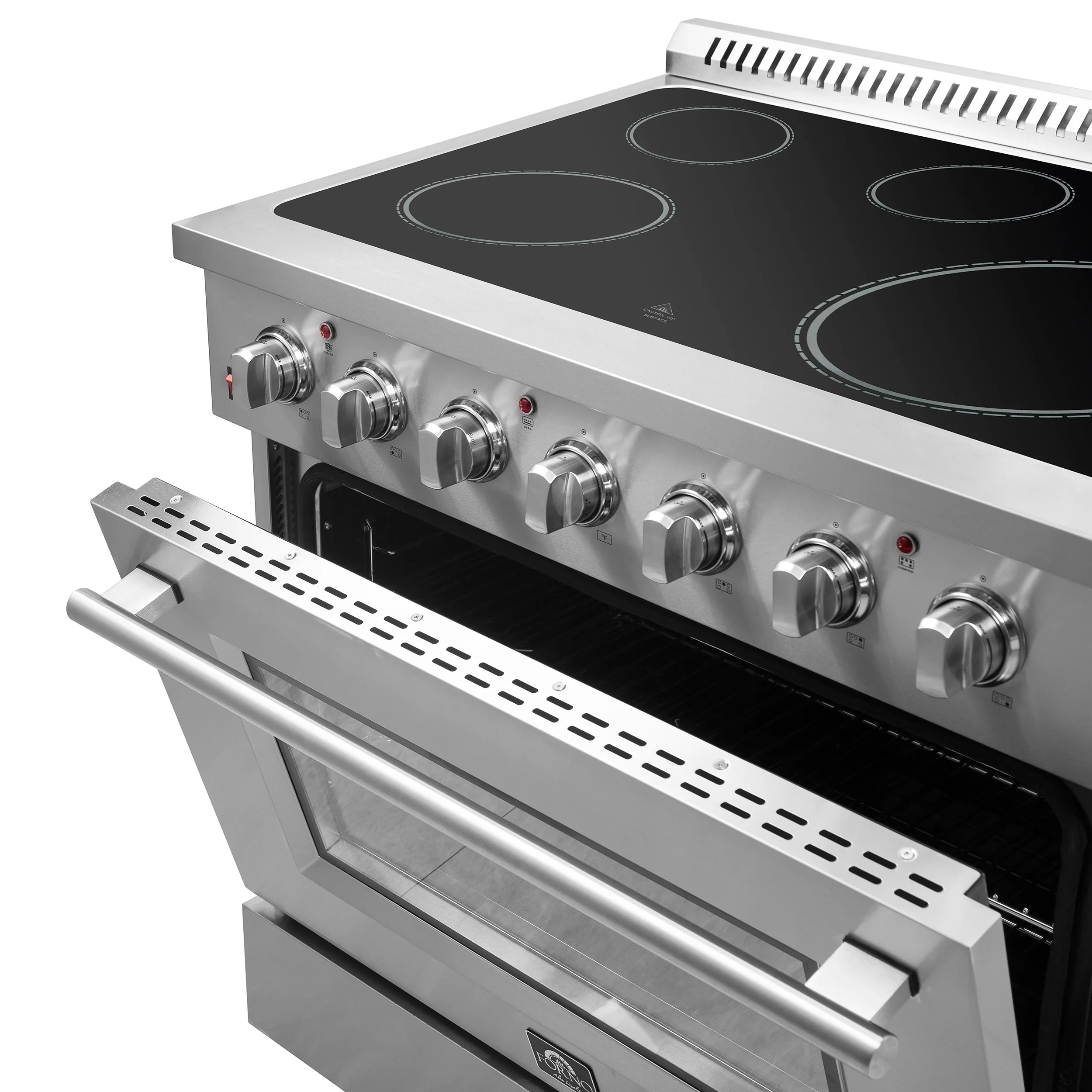 Forno Galiano 36-Inch Freestanding Electric Range, True Convection, Energy Efficient - Image 10