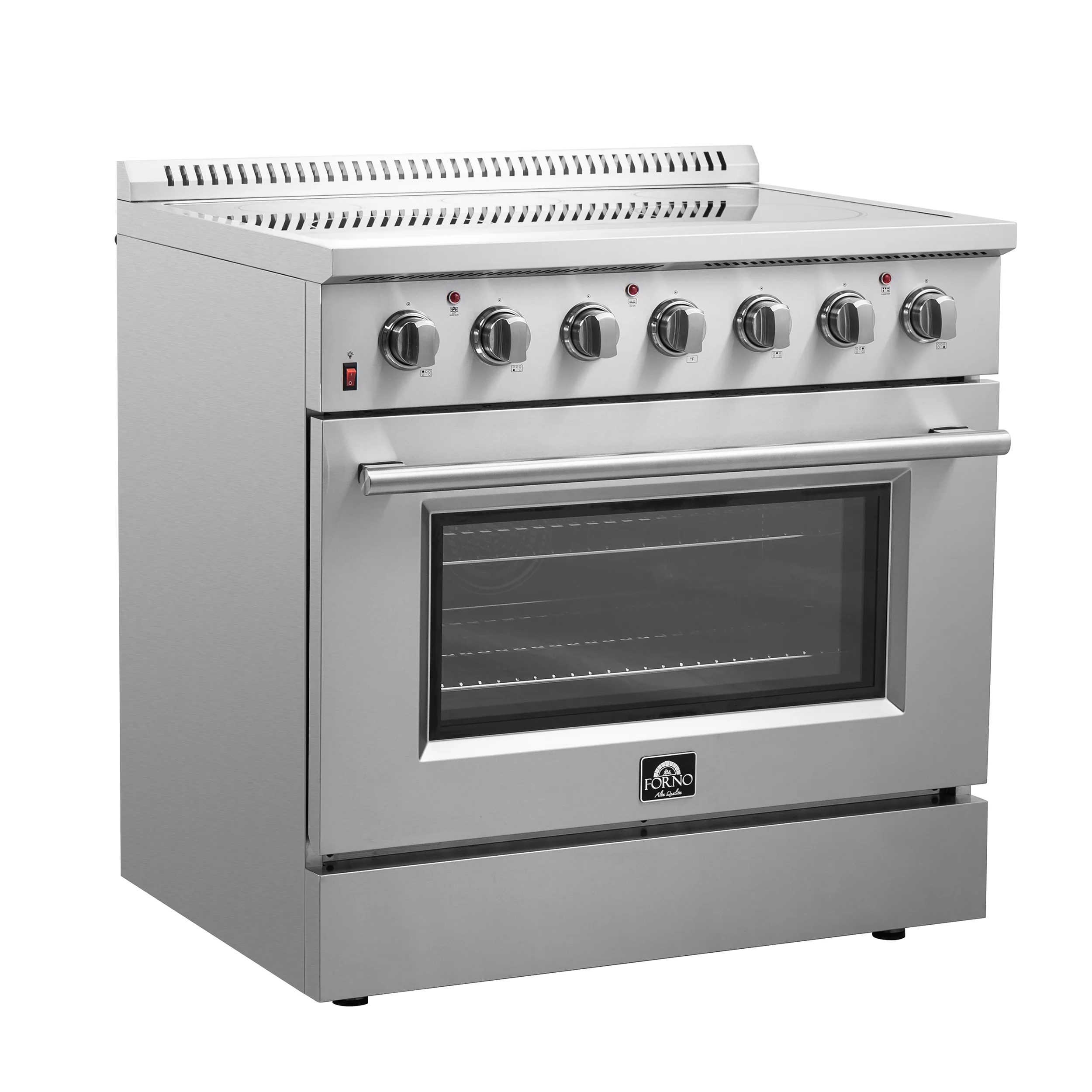 Forno Galiano 36-Inch Freestanding Electric Range, True Convection, Energy Efficient - Image 2