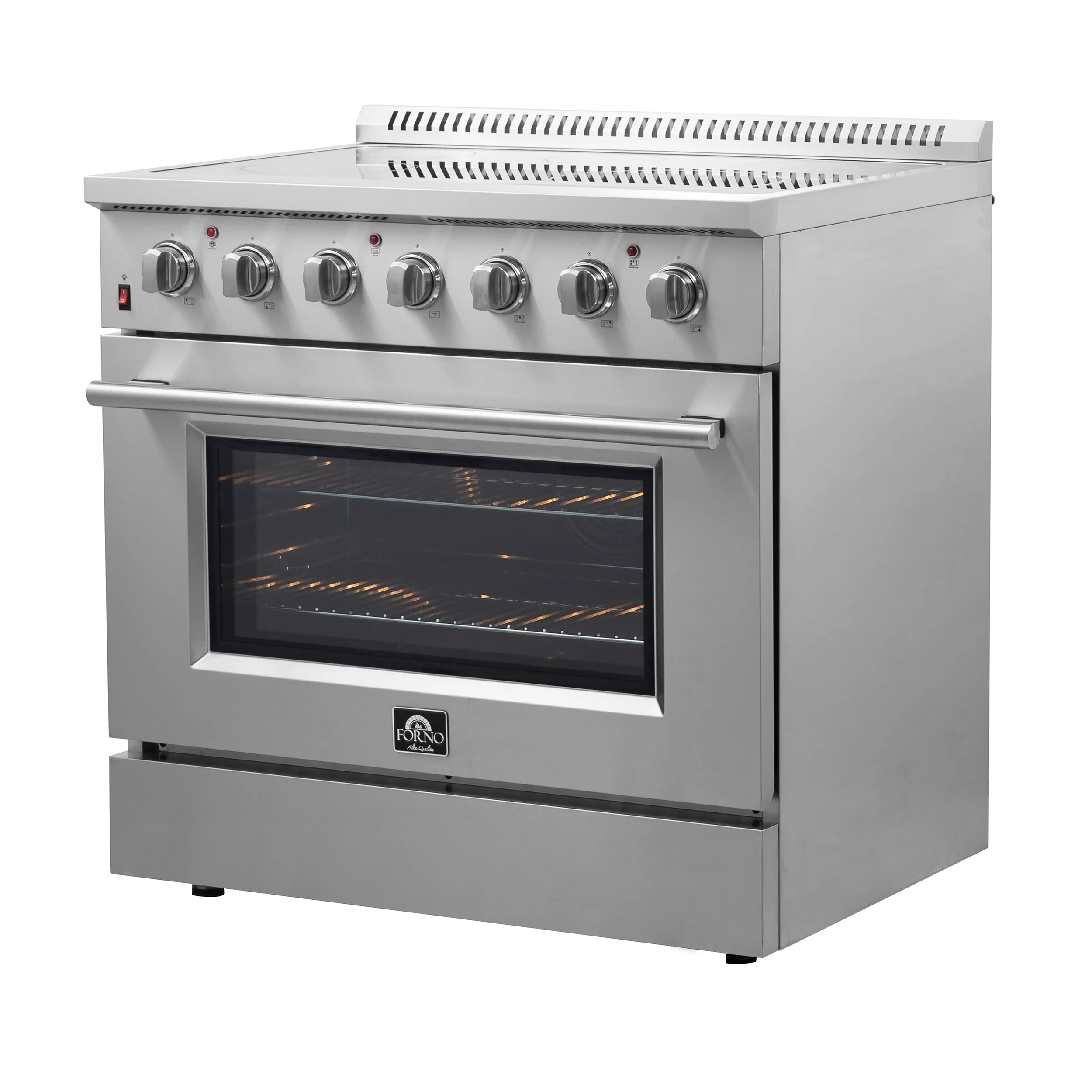 Forno Galiano 36-Inch Freestanding Electric Range, True Convection, Energy Efficient - Image 3