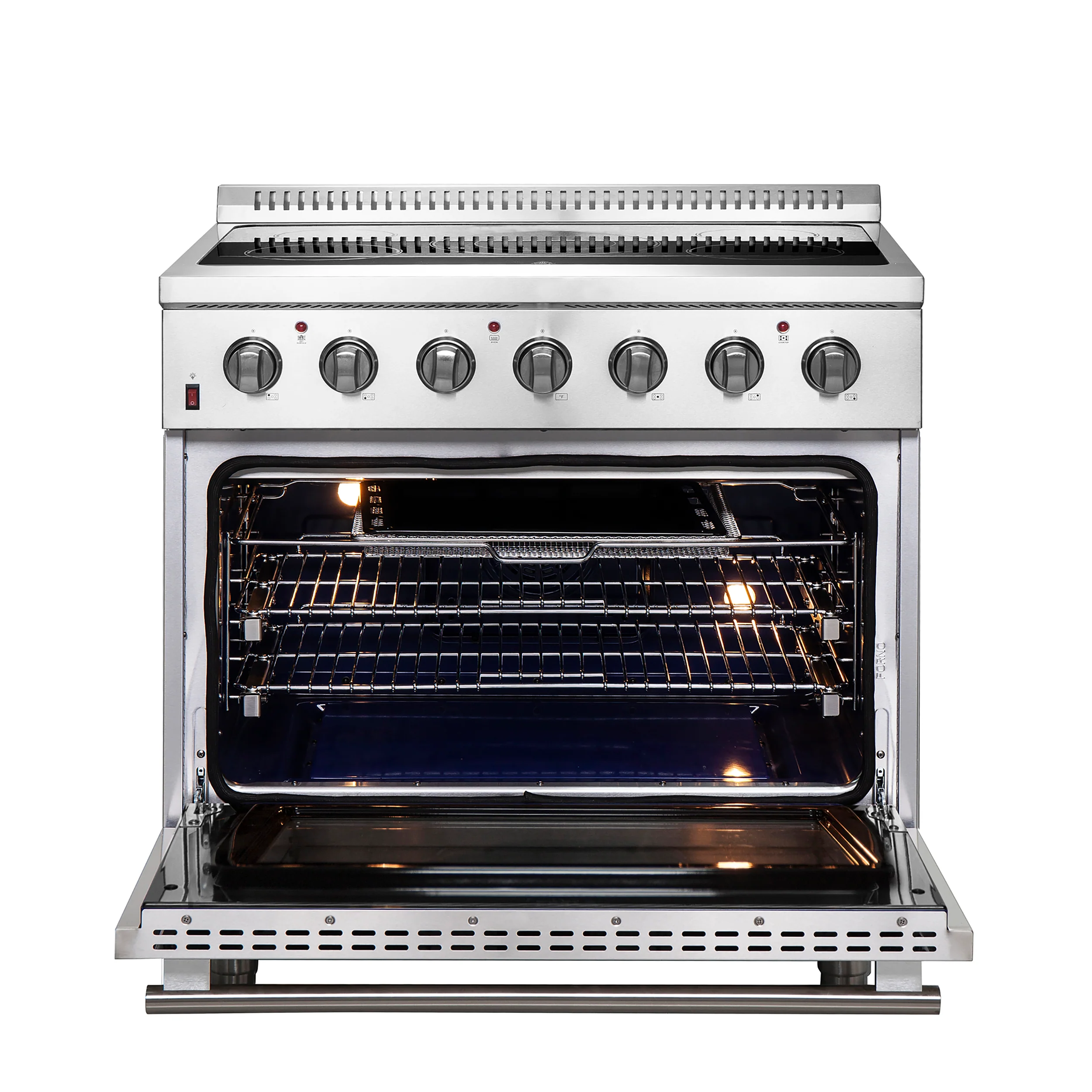 Forno Galiano 36-Inch Freestanding Electric Range, True Convection, Energy Efficient - Image 5
