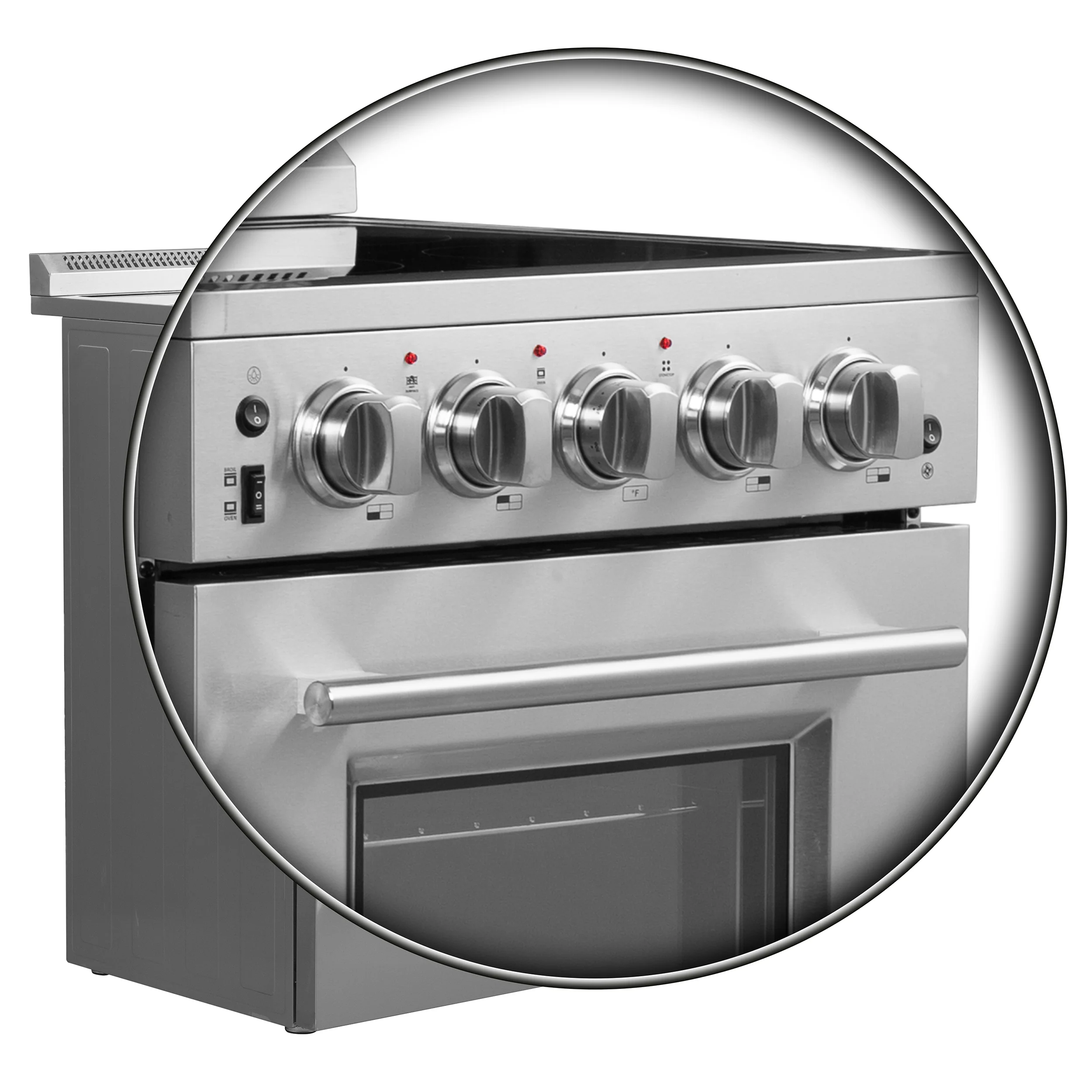 Forno Loiano 24-Inch Freestanding Electric Range, Canada Version, No Rotisserie Function, Plug and Cord Included - Image 6