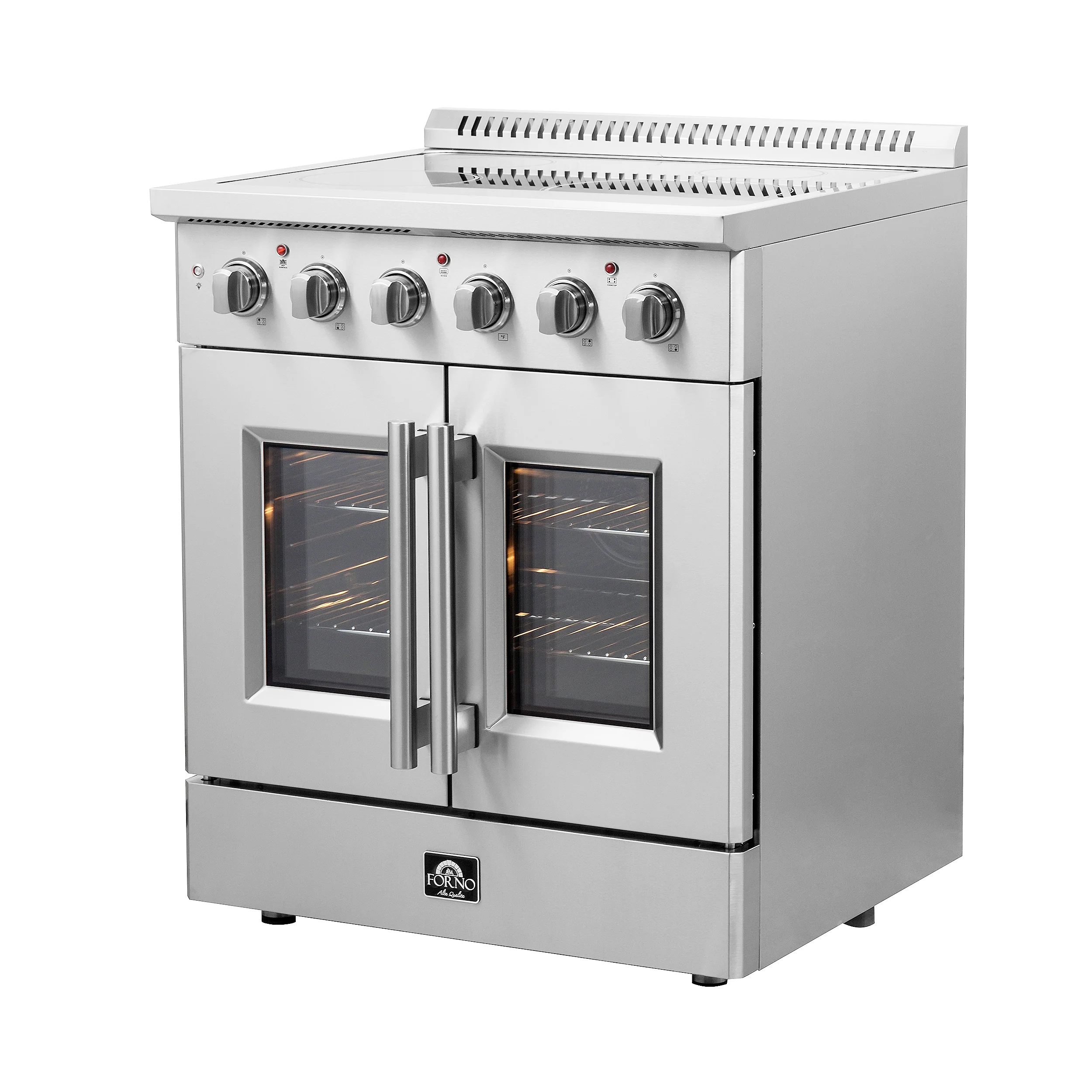 Forno Galiano 30-Inch Freestanding French Door Electric Range, True Convection, Energy Efficient - Image 3