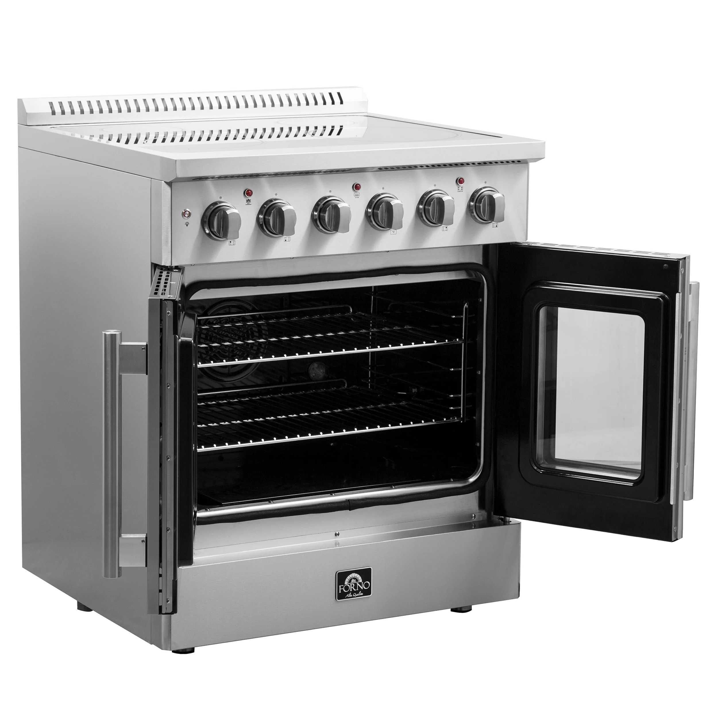 Forno Galiano 30-Inch Freestanding French Door Electric Range, True Convection, Energy Efficient - Image 6