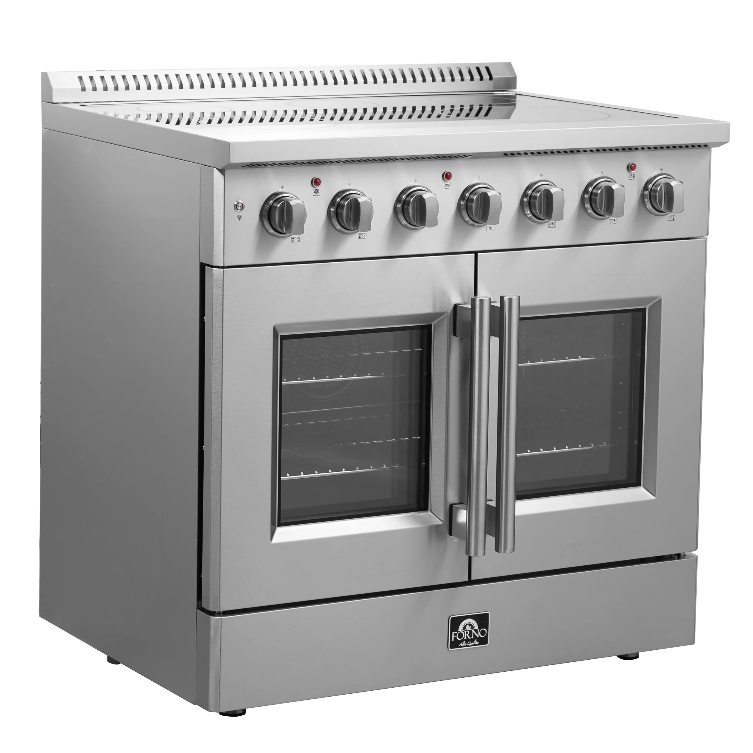 Forno Galiano 36-Inch Freestanding French Door Electric Range, True Convection, Energy Efficient - Image 2