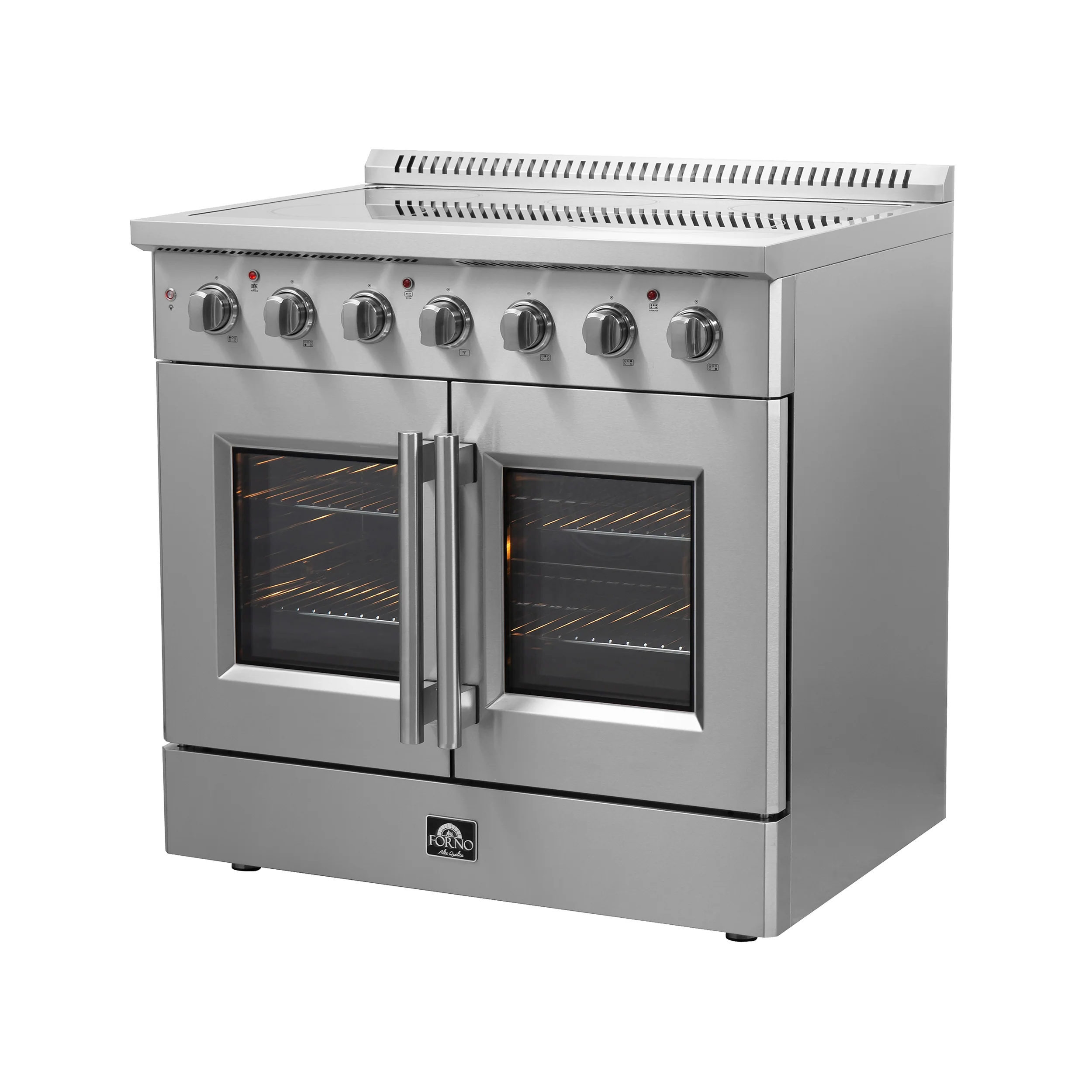Forno Galiano 36-Inch Freestanding French Door Electric Range, True Convection, Energy Efficient - Image 3