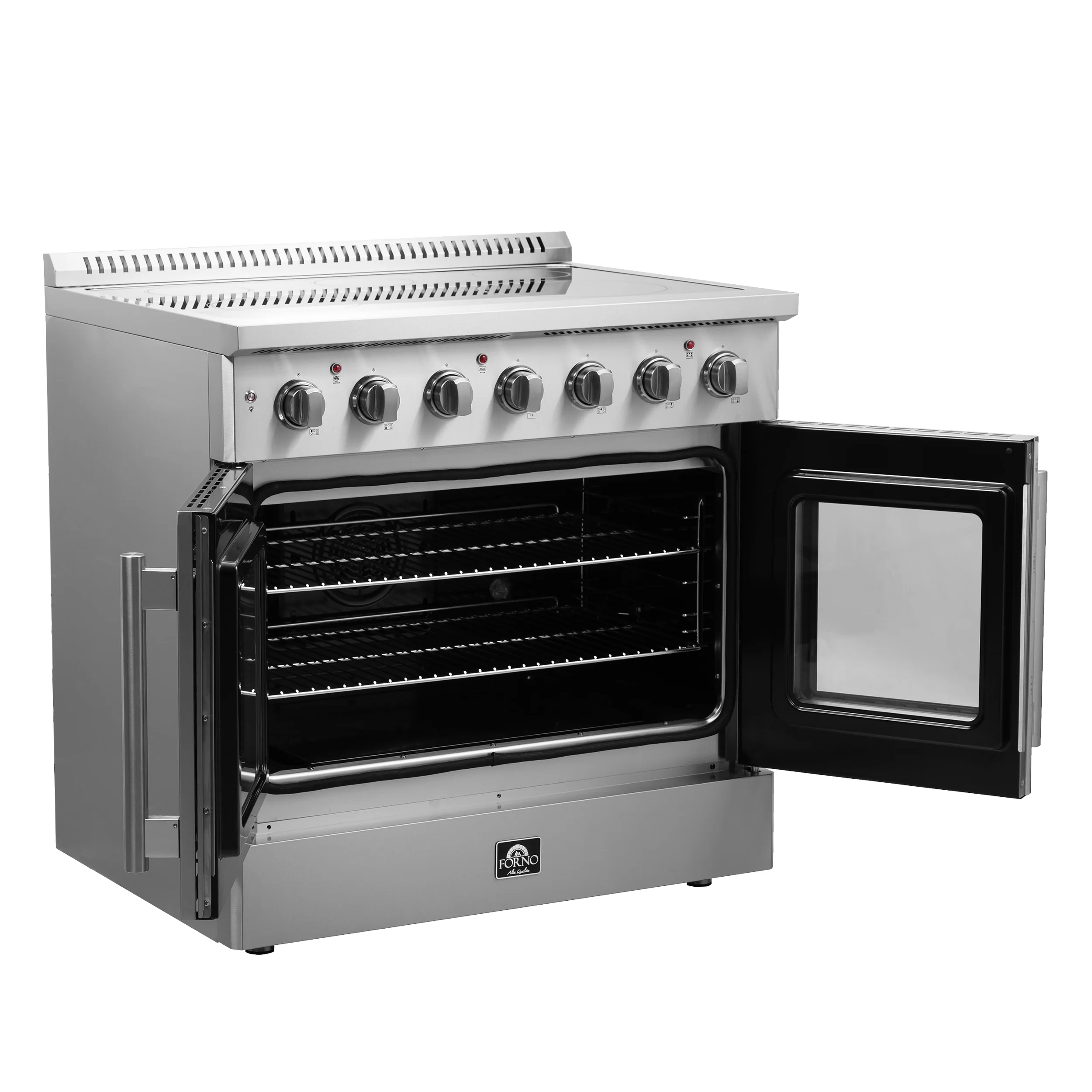 Forno Galiano 36-Inch Freestanding French Door Electric Range, True Convection, Energy Efficient - Image 7