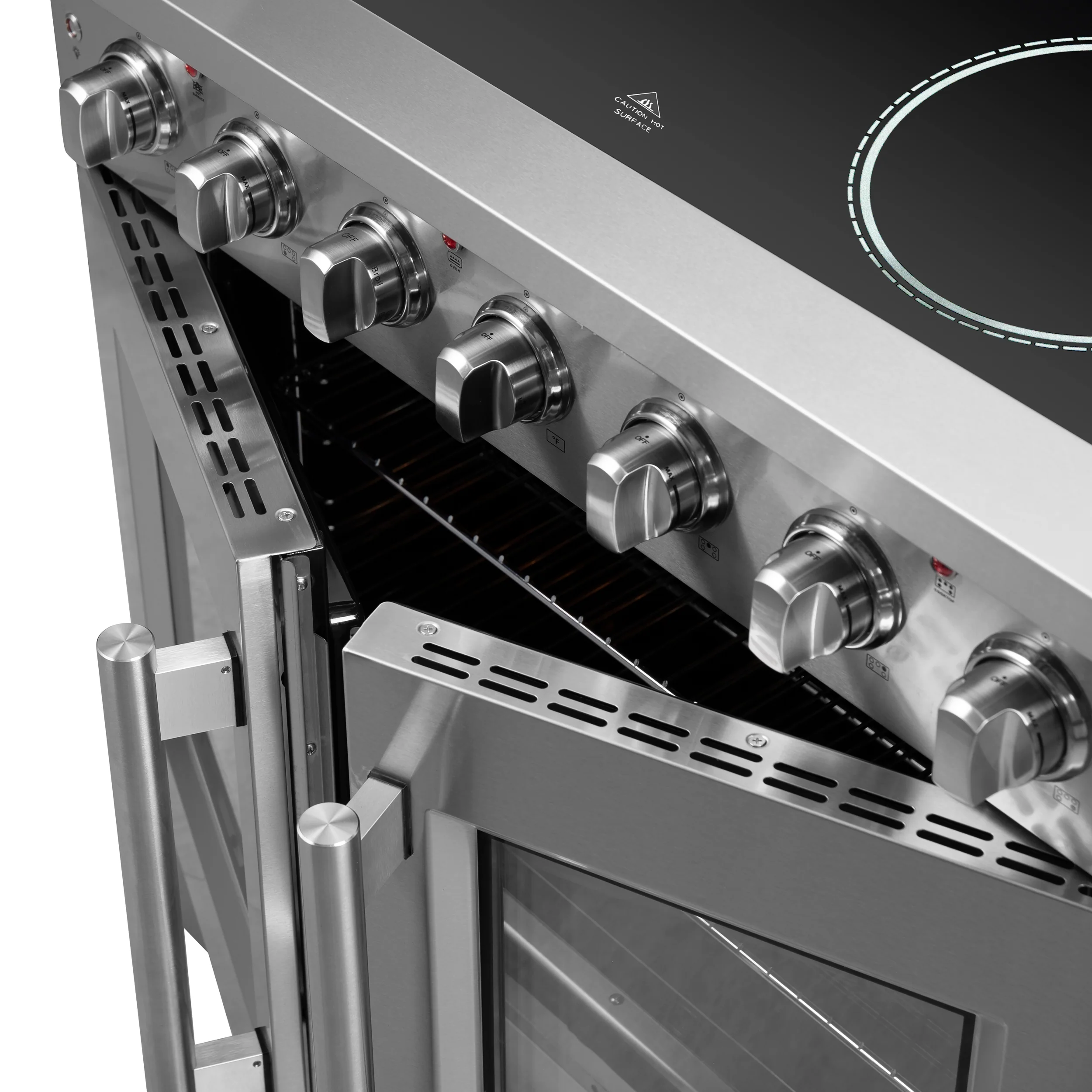 Forno Galiano 36-Inch Freestanding French Door Electric Range, True Convection, Energy Efficient - Image 8