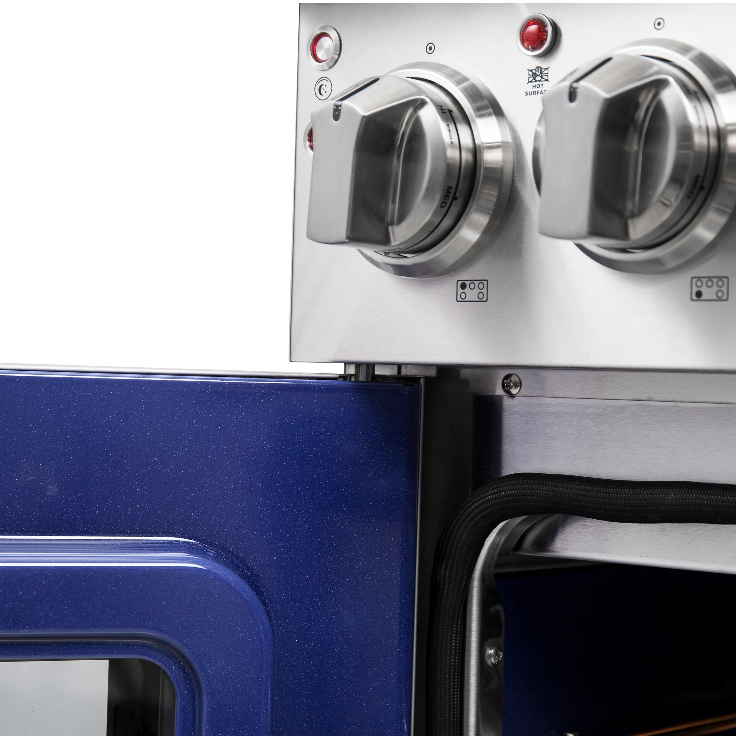 Forno Massimo 30-Inch Freestanding French Door Electric Range, True Convection Oven - Image 9