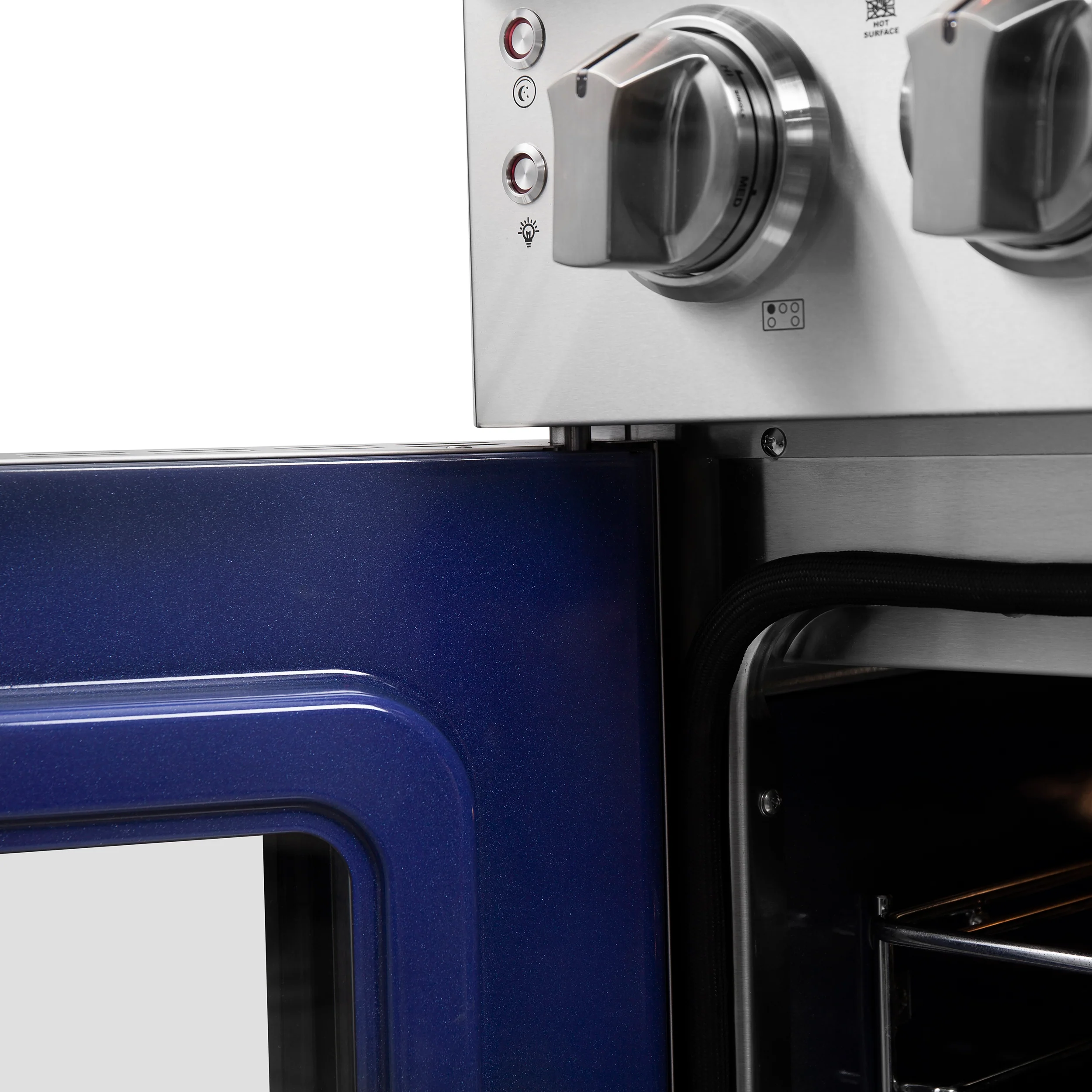 Forno Massimo 36-Inch Freestanding French Door Electric Range, True Convection Oven - Image 9