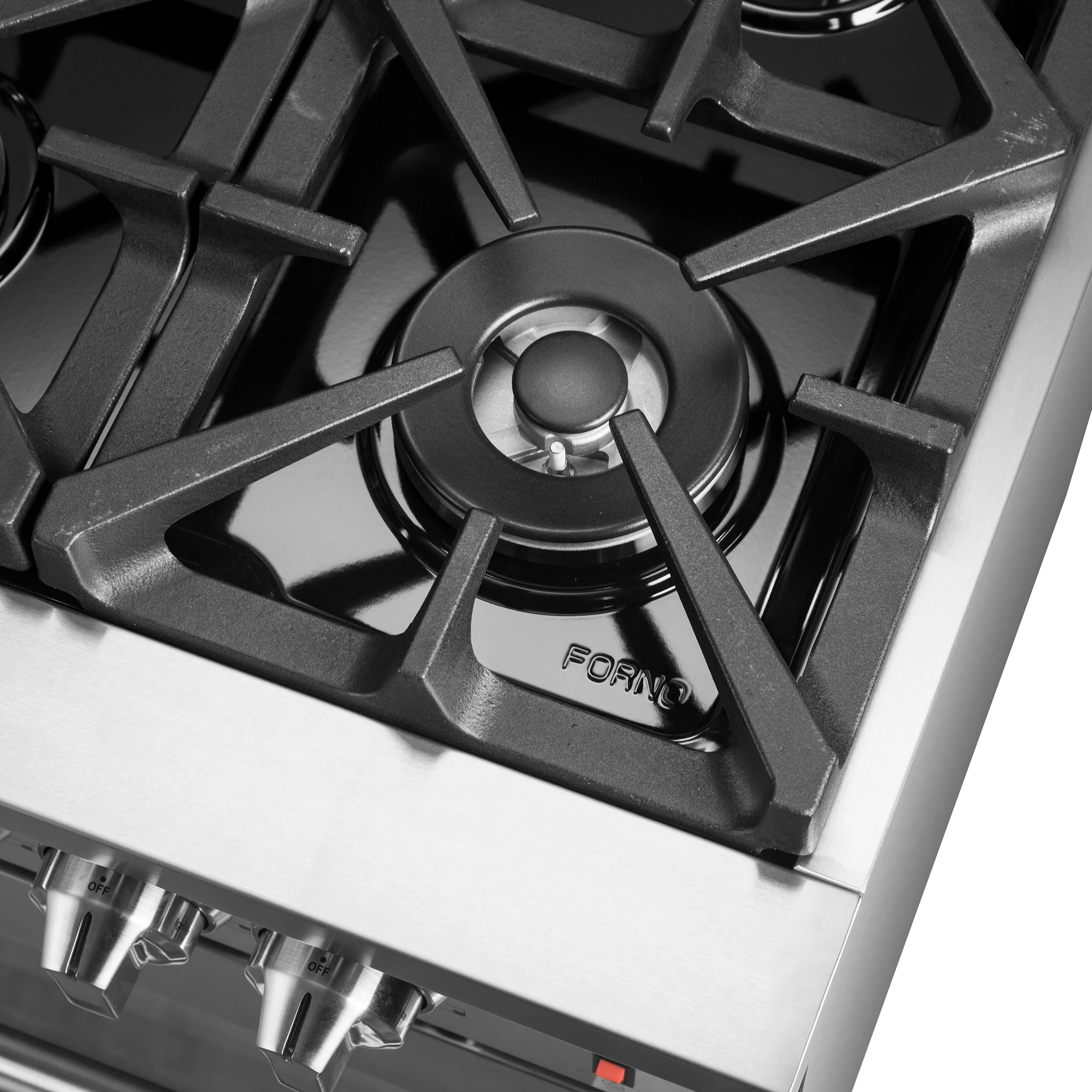 Forno Massimo 60-Inch Freestanding Dual Fuel Range, 10 Burners, Double Convection Ovens - Image 8