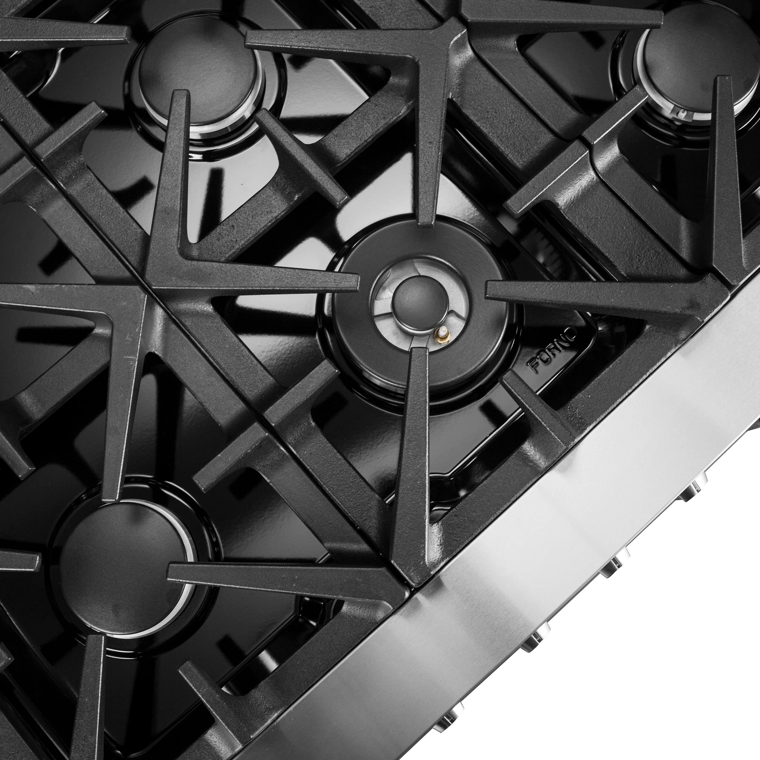 Forno Massimo 60-Inch Freestanding Dual Fuel Range, 10 Burners, Double Convection Ovens - Image 9