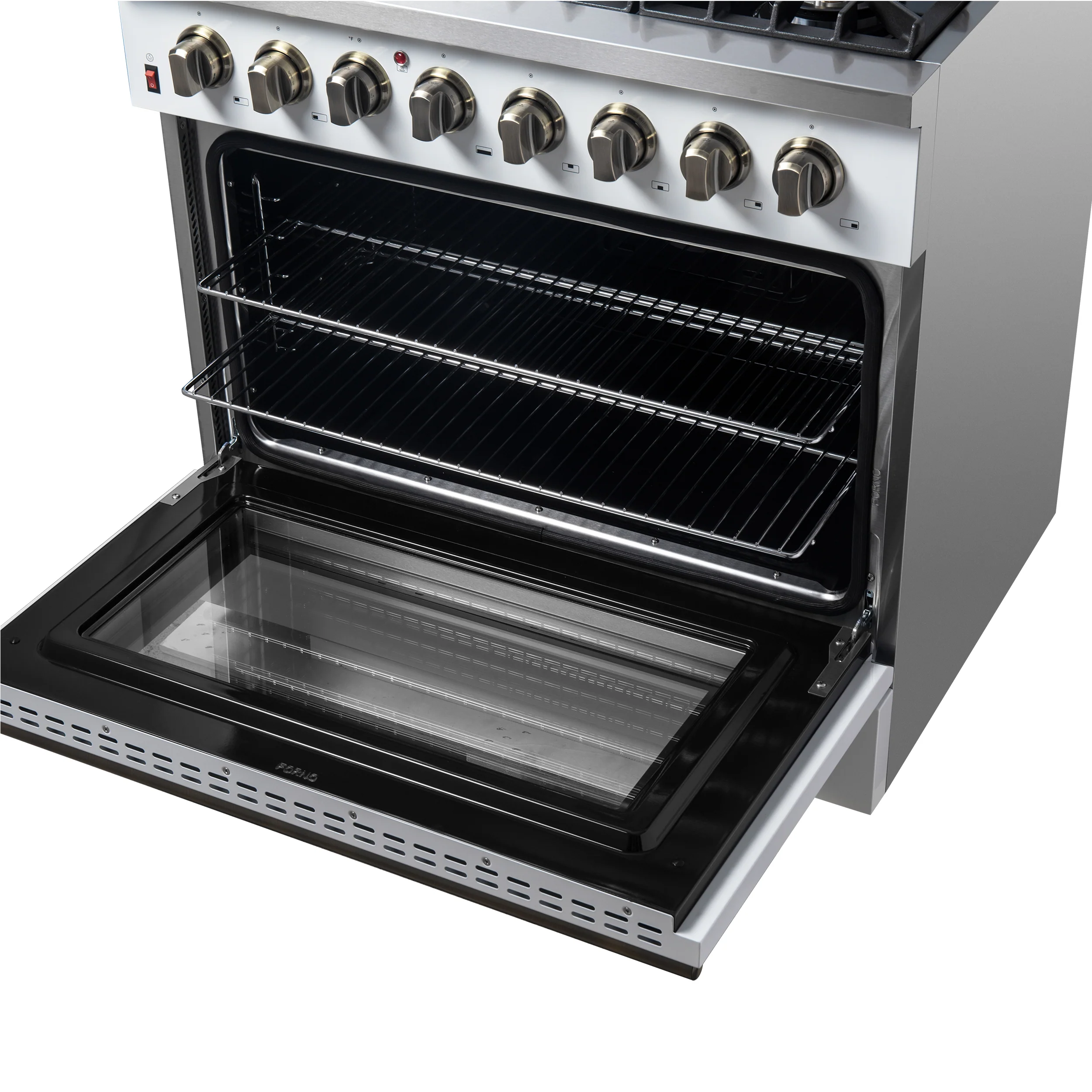 Forno Galiano 36" Freestanding Dual Fuel Range in White - Image 13