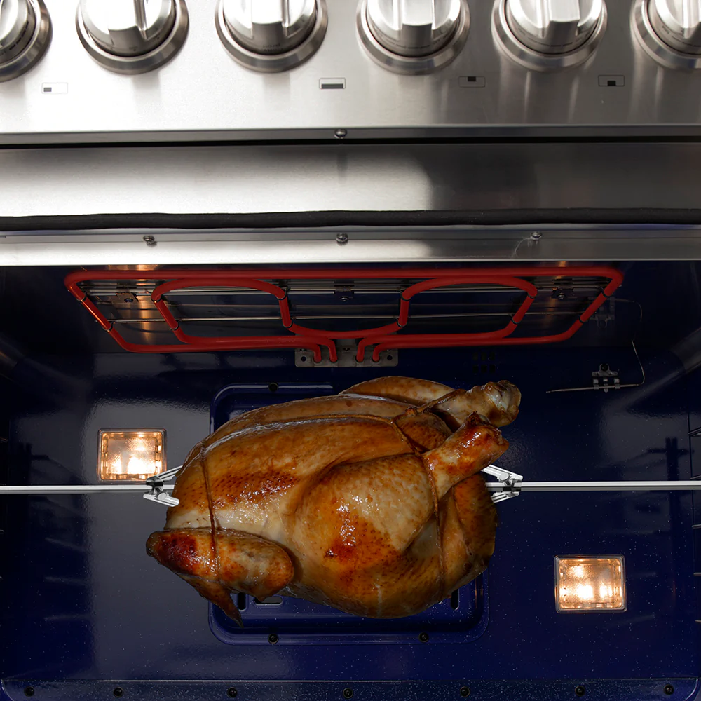 Forno Capriasca 48-Inch Freestanding Dual Fuel Range, 8 Burners, True Convection Oven - Image 5