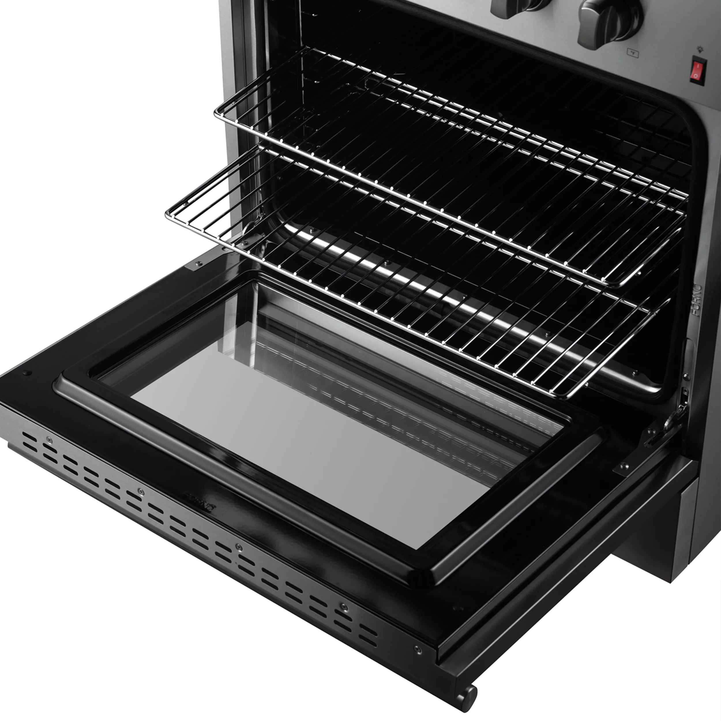 Forno Marco 30-Inch Dual Fuel Range, Stainless Steel, 4 Burners, 37,000 BTU, True Convection Oven, Energy Efficient - Image 15