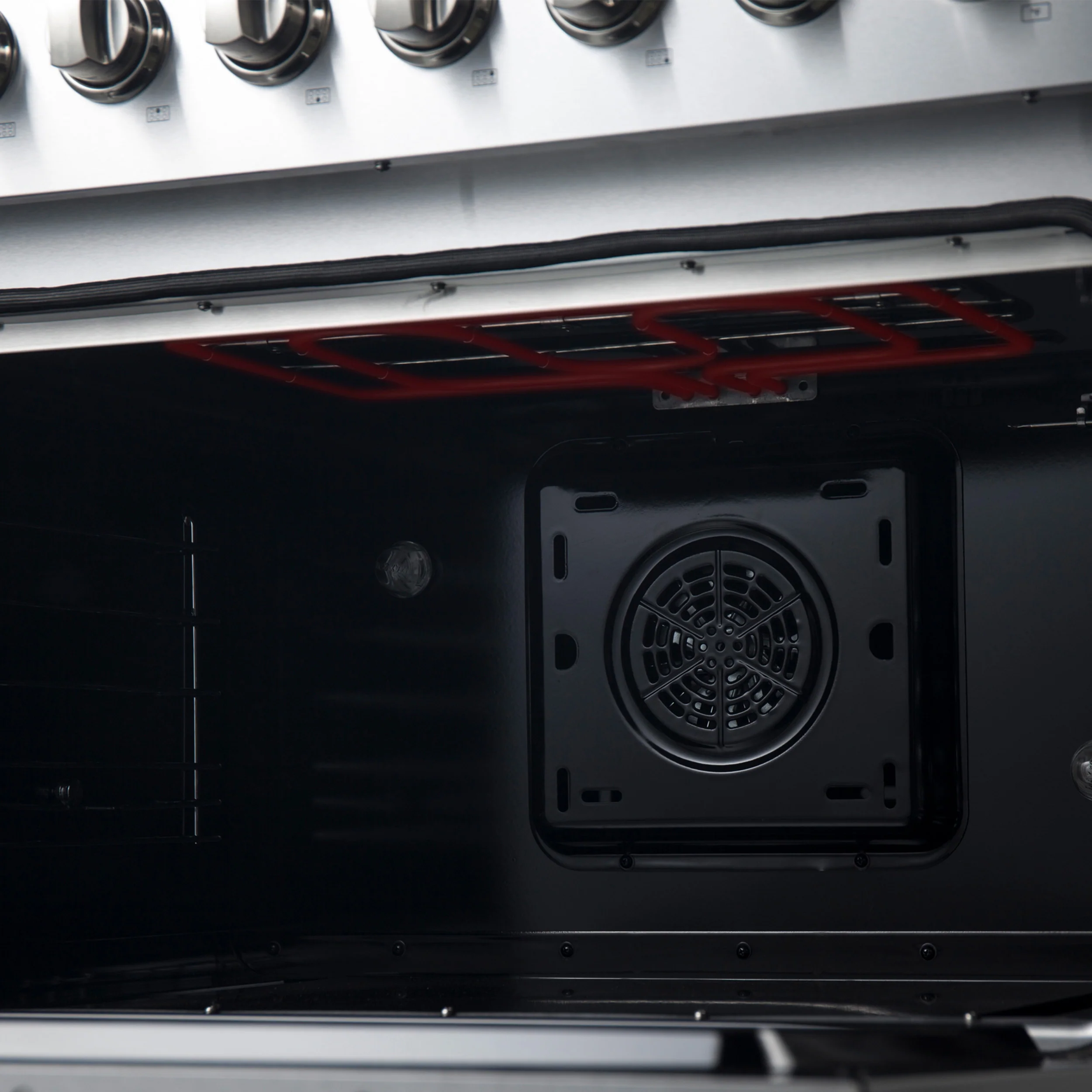 Forno Marco 36-Inch Dual Fuel Range, Stainless Steel, 6 Burners, 67,000 BTU, True Convection Oven, Energy Efficient - Image 18