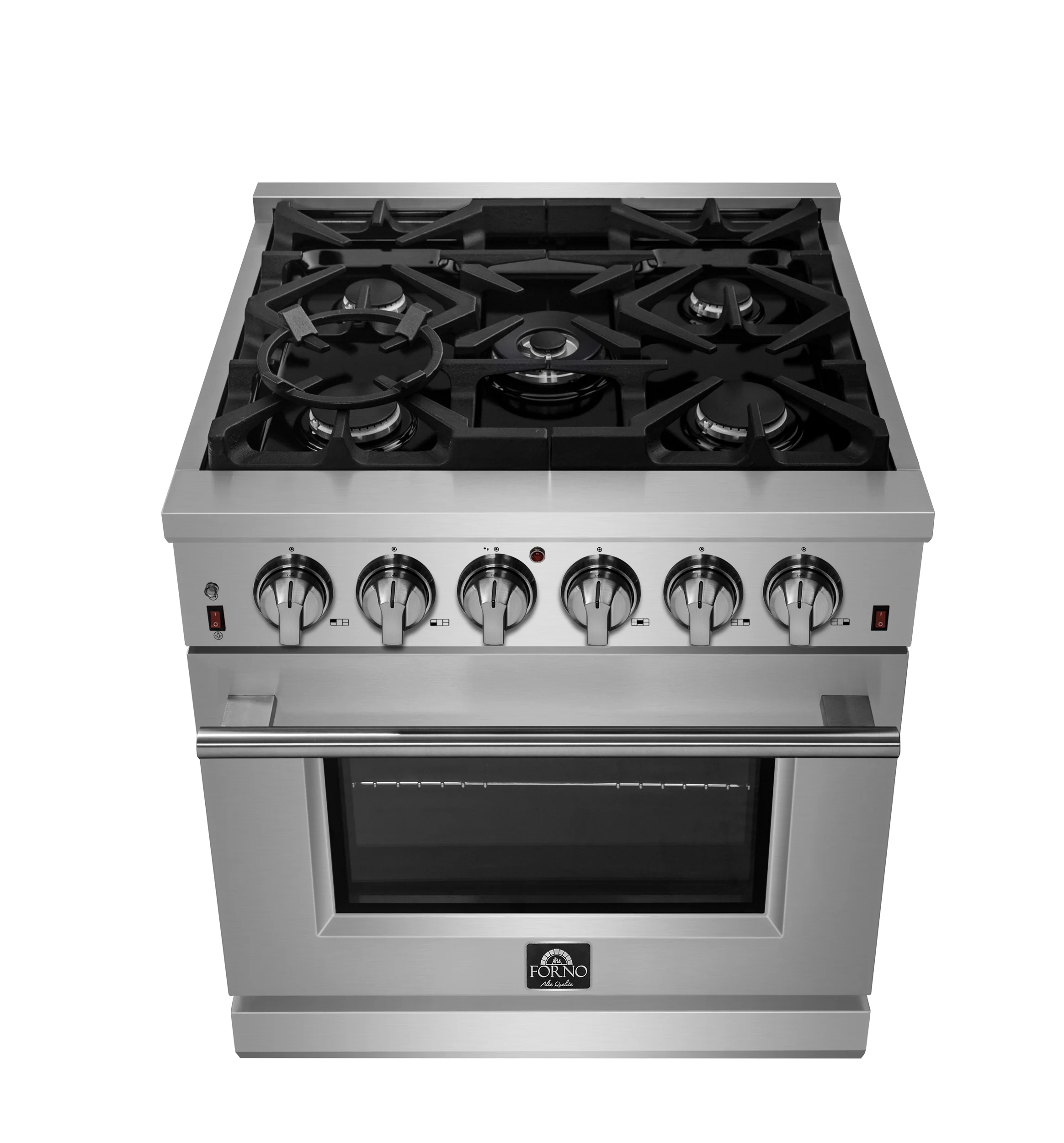 Forno Massimo 30-Inch Freestanding Gas Range, 5 Burners, True Convection Oven - Image 7