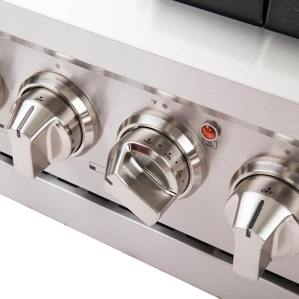 FORNO Capriasca 48-inch Gas Range Stainless Steel, 8 Brass Burners 160,000 BTU, 6.58 cu.ft. Double Oven - Image 8