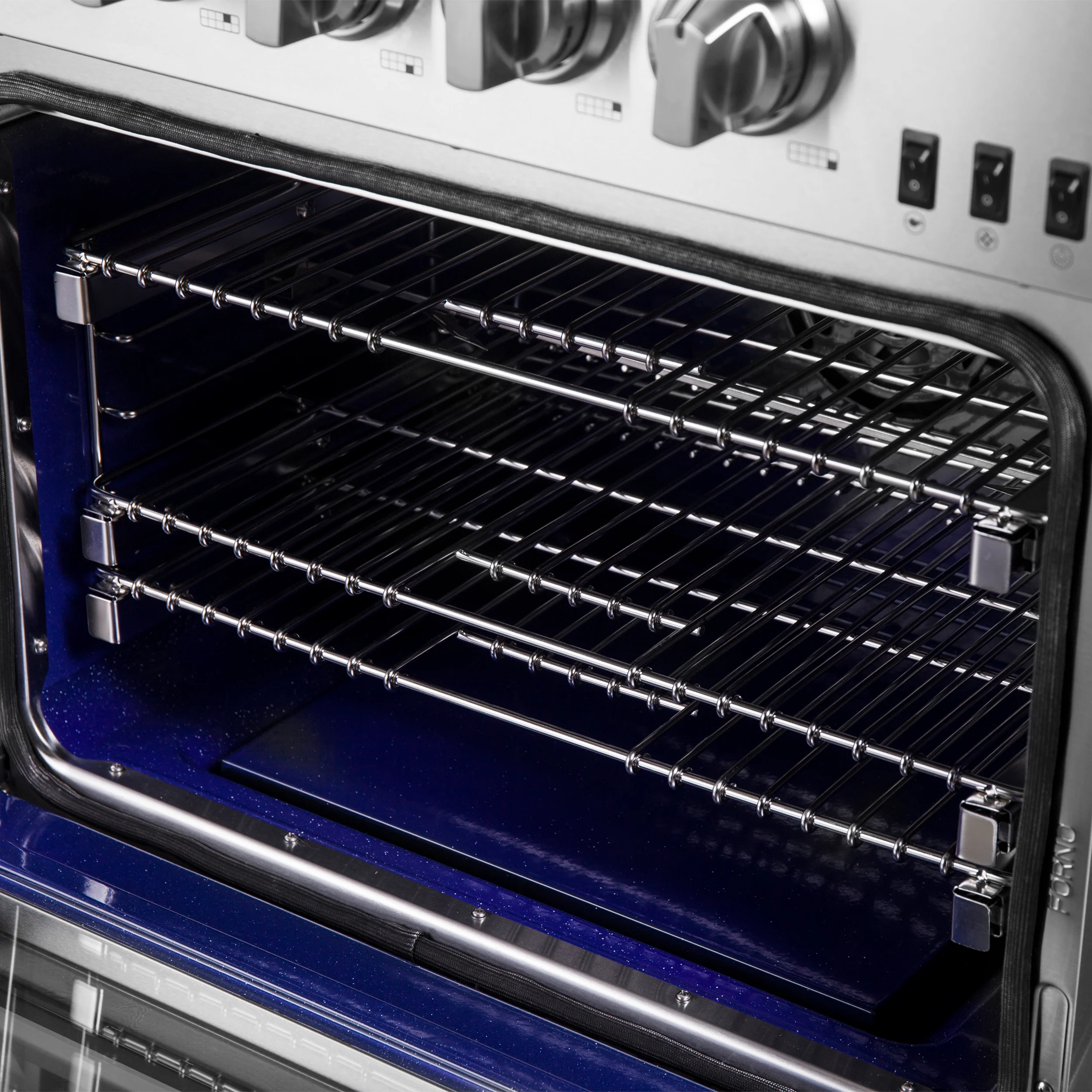 Forno Capriasca 60-Inch Freestanding Gas Range, 10 Burners, True Convection Oven - Image 10