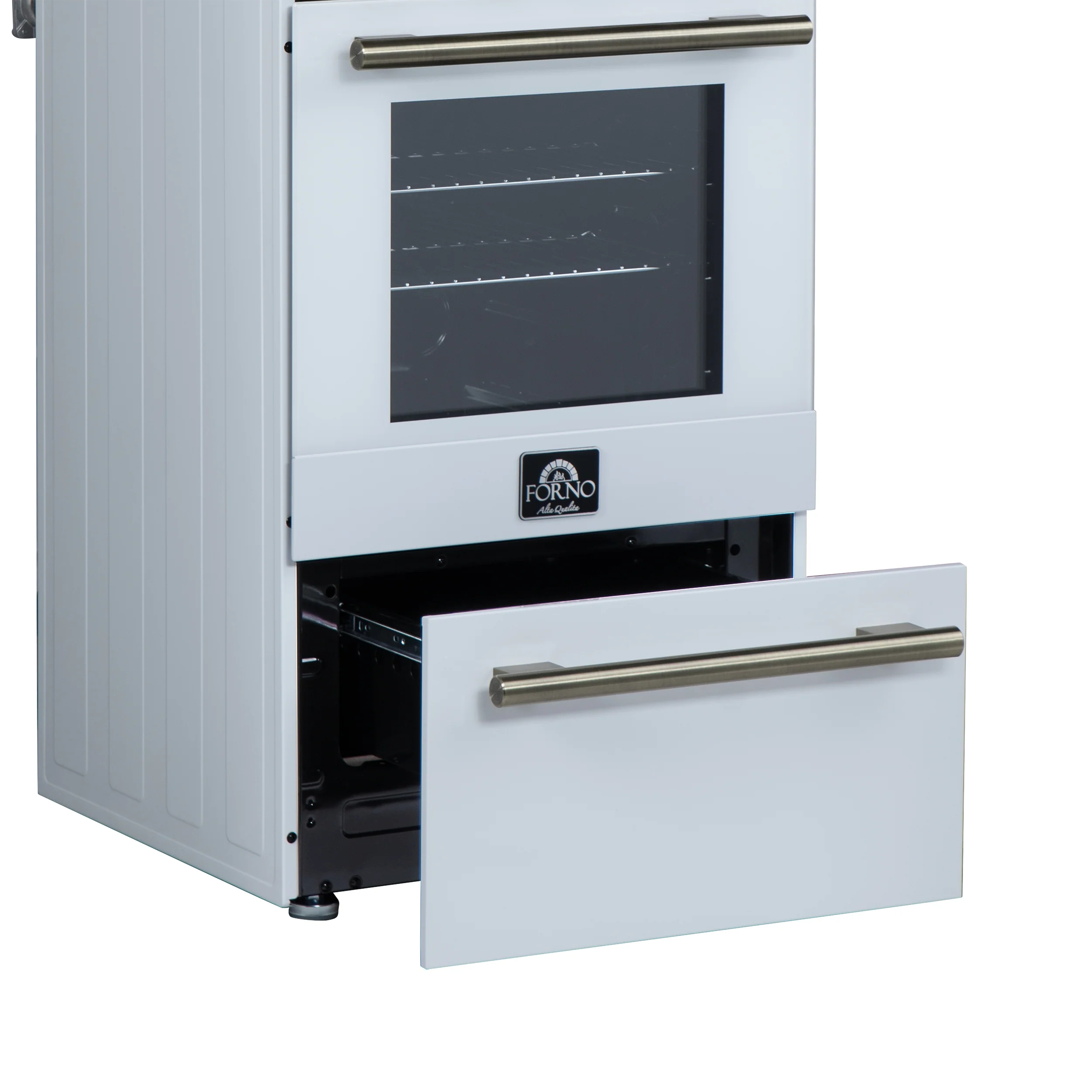 Forno Lamazze 20 Inch Freestanding Gas Range in White, Compact Design - Image 10