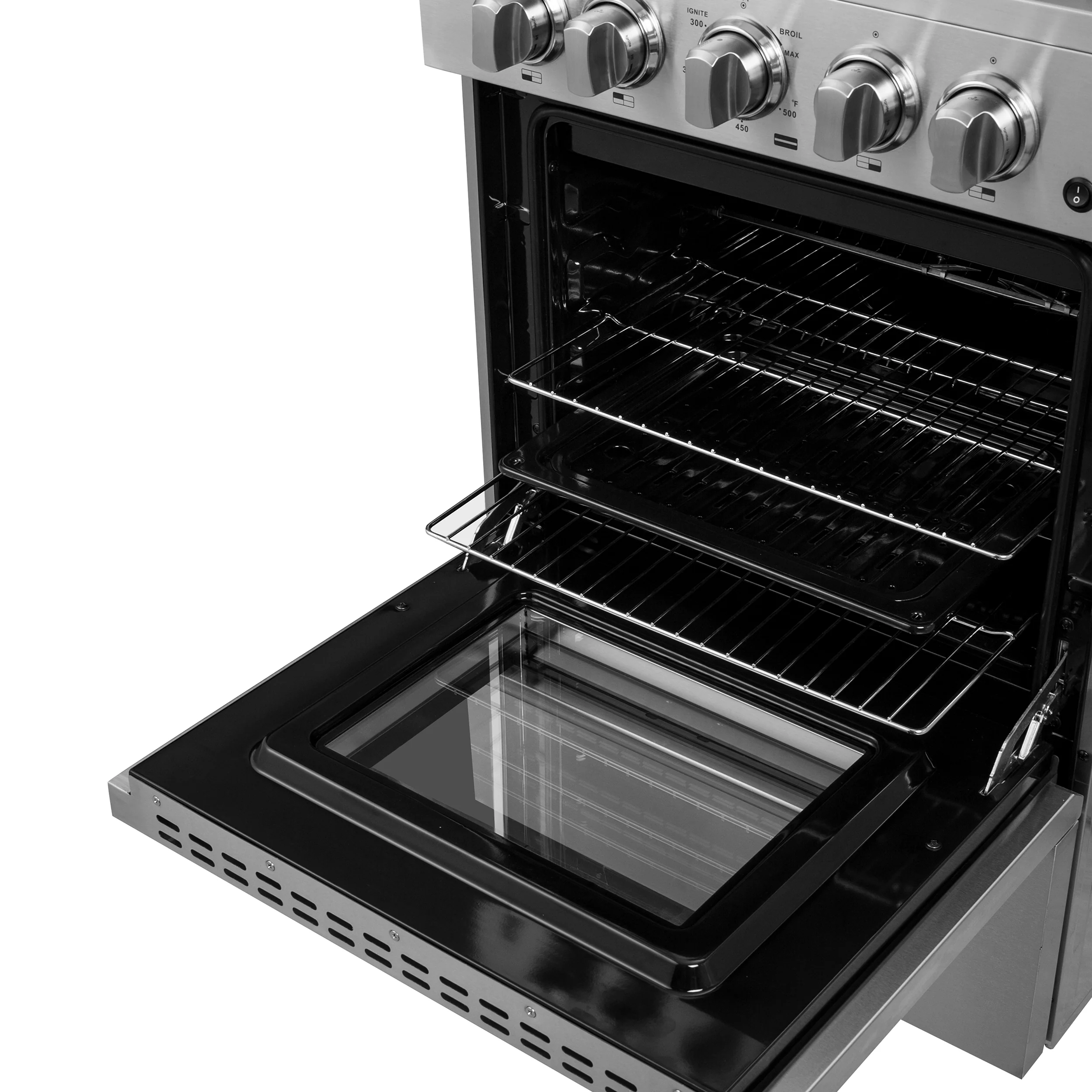 Forno Breno 24-Inch Freestanding Gas Range, Compact Design, Energy Efficient - Image 17