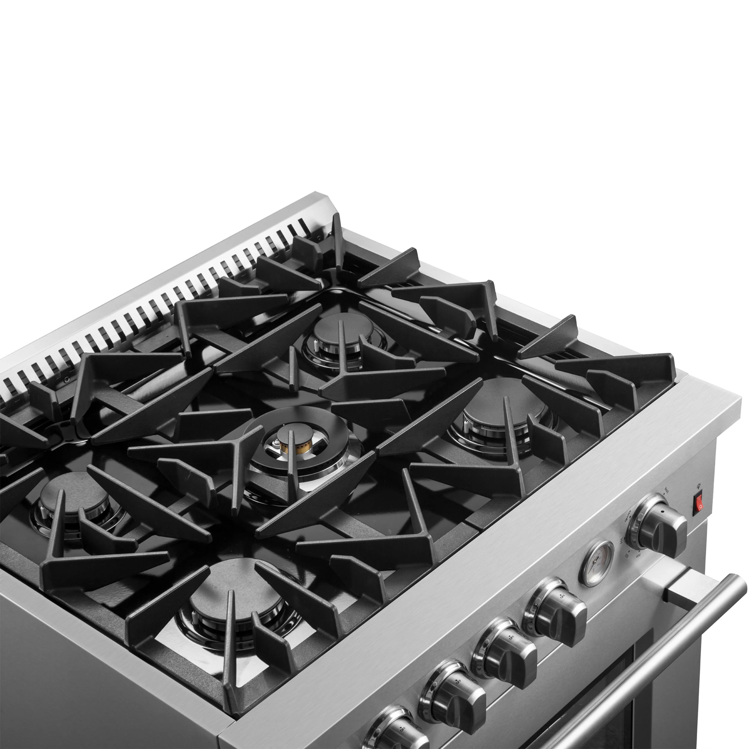 FORNO Giovanni 30-inch Gas Range Stainless Steel, 5 Burners 67,000 BTU, 4.32 cu.ft. Convection Oven - Image 11
