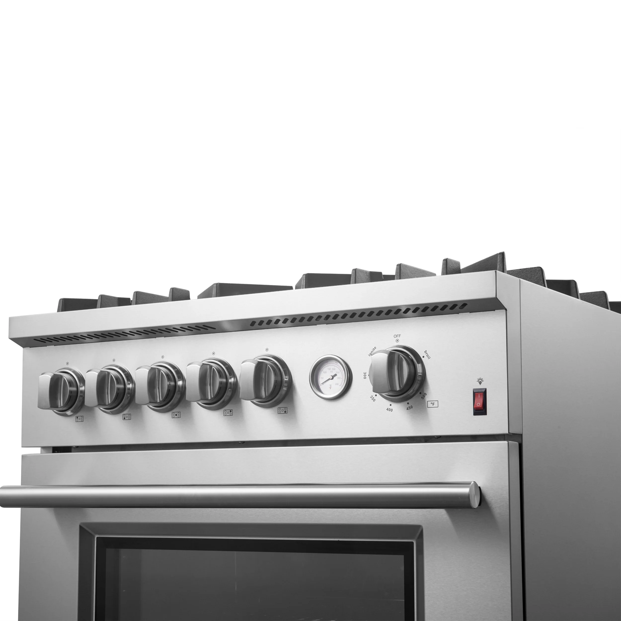 FORNO Giovanni 30-inch Gas Range Stainless Steel, 5 Burners 67,000 BTU, 4.32 cu.ft. Convection Oven - Image 15