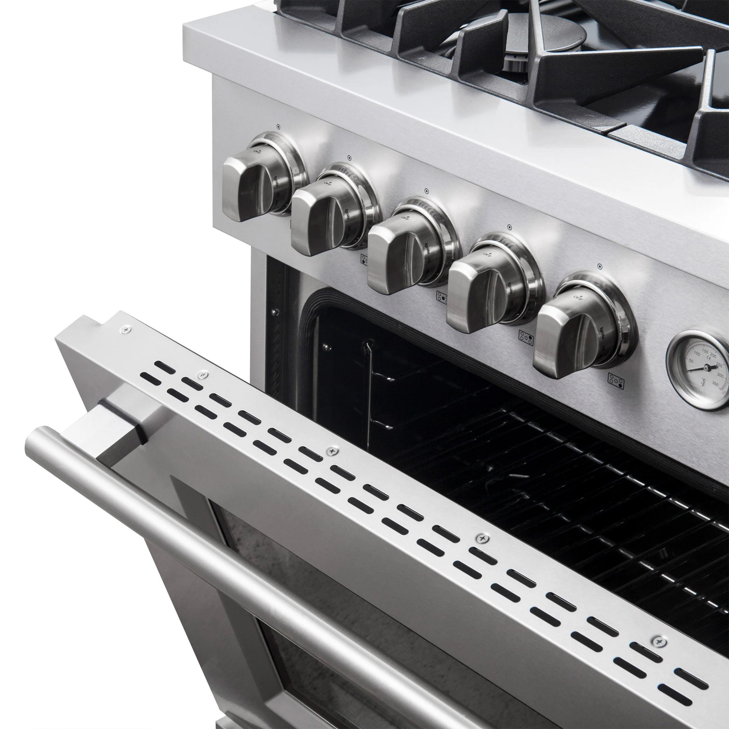 FORNO Giovanni 30-inch Gas Range Stainless Steel, 5 Burners 67,000 BTU, 4.32 cu.ft. Convection Oven - Image 16