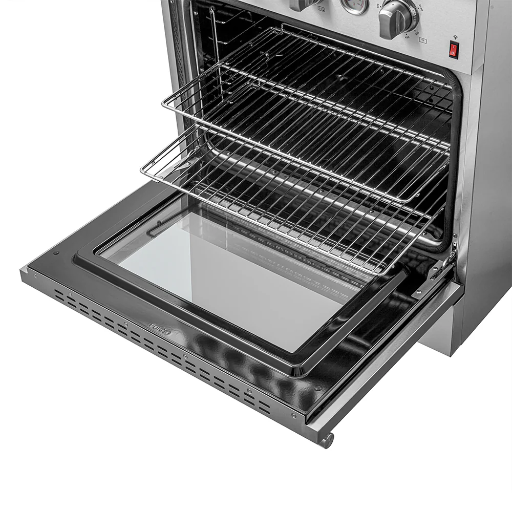 FORNO Giovanni 30-inch Gas Range Stainless Steel, 5 Burners 67,000 BTU, 4.32 cu.ft. Convection Oven - Image 6