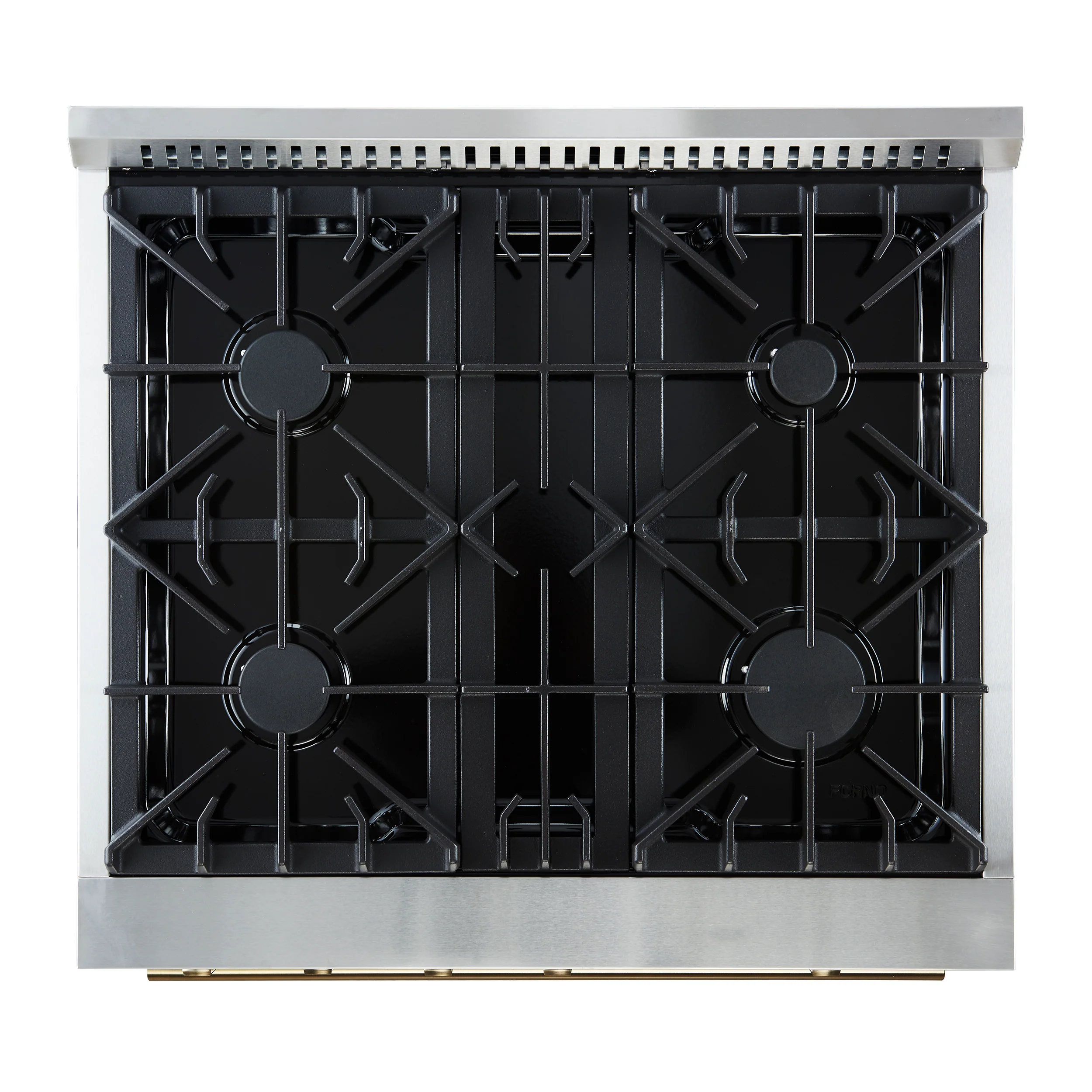 Marco 30-inch Gas Range White & Antique Brass Design, 4 Burners 37,000 BTU, 4.32 cu.ft. Convection Oven - Image 11