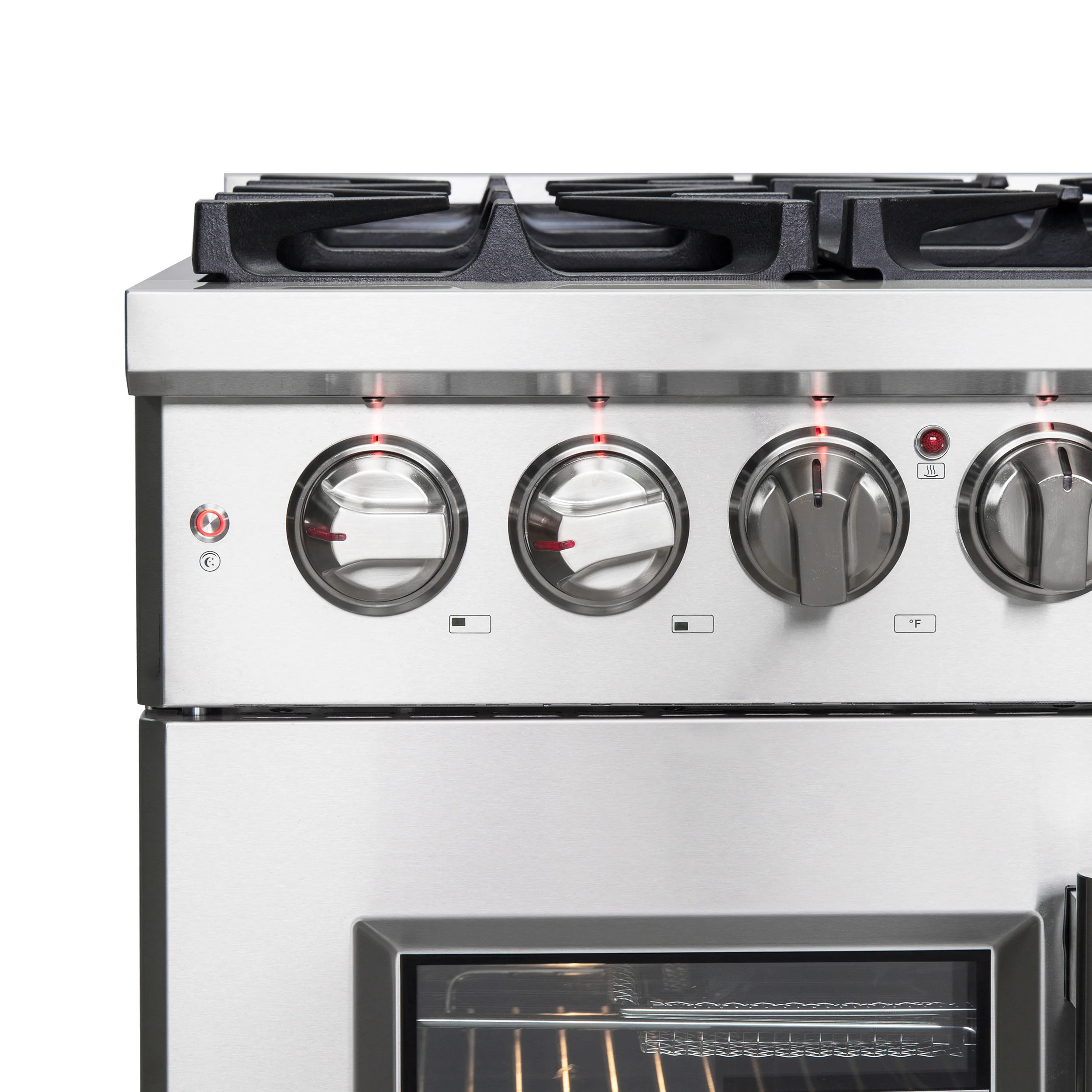 Forno Massimo 36-Inch Freestanding French Door Dual Fuel Range, 6 Burners, True Convection Oven - Image 8