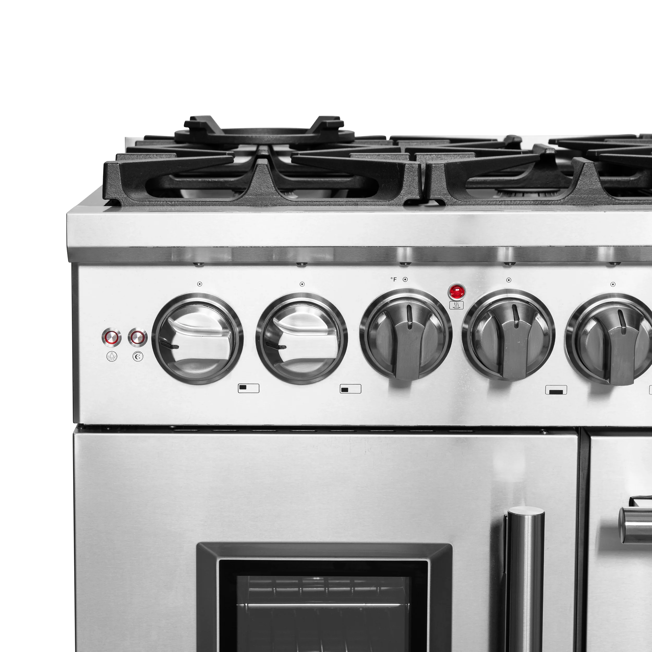 Forno Massimo 48-Inch Freestanding French Door Dual Fuel Range, 8 Burners, True Convection Oven - Image 7