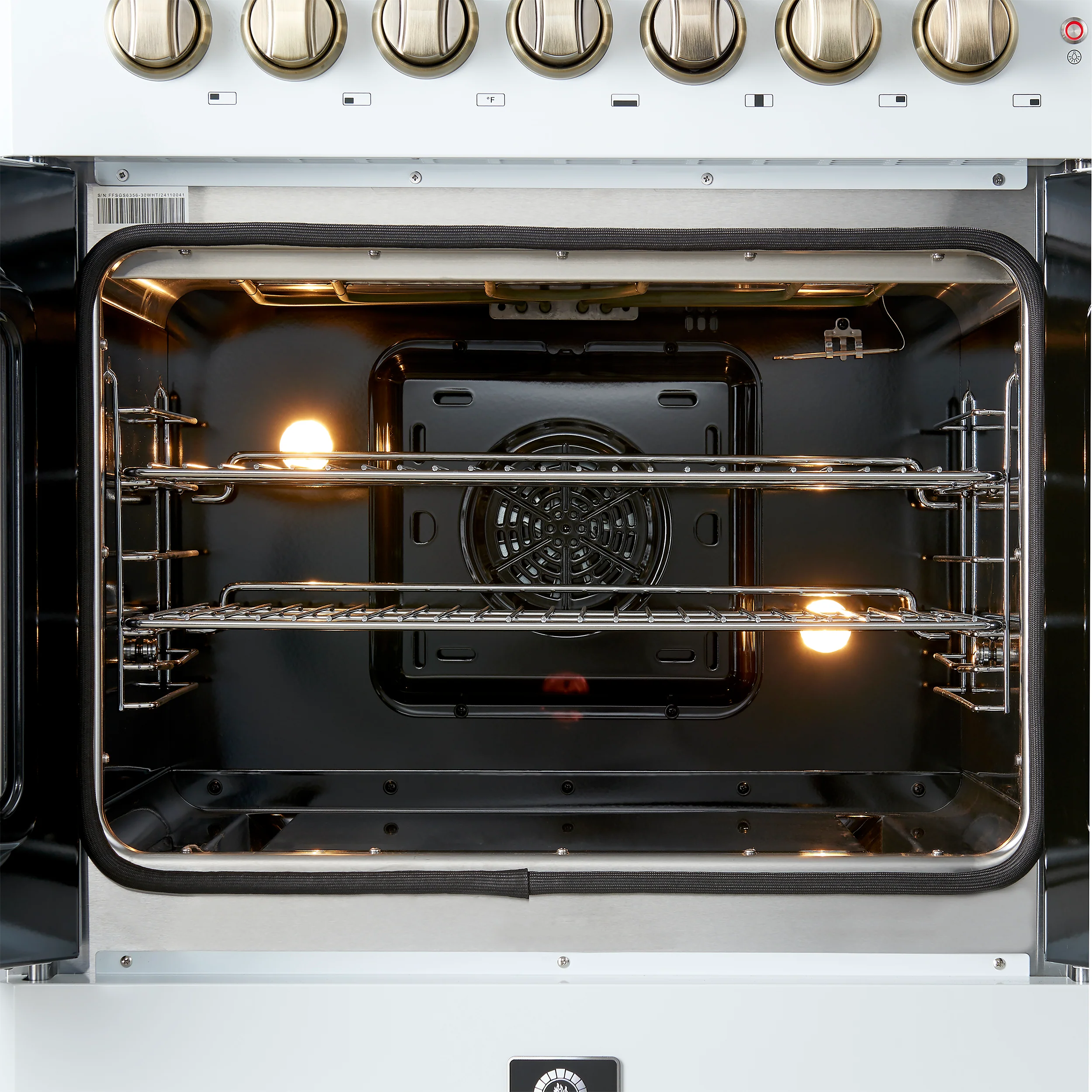 Forno Galiano 30-inch Freestanding French Door Dual Fuel Range White - Image 8