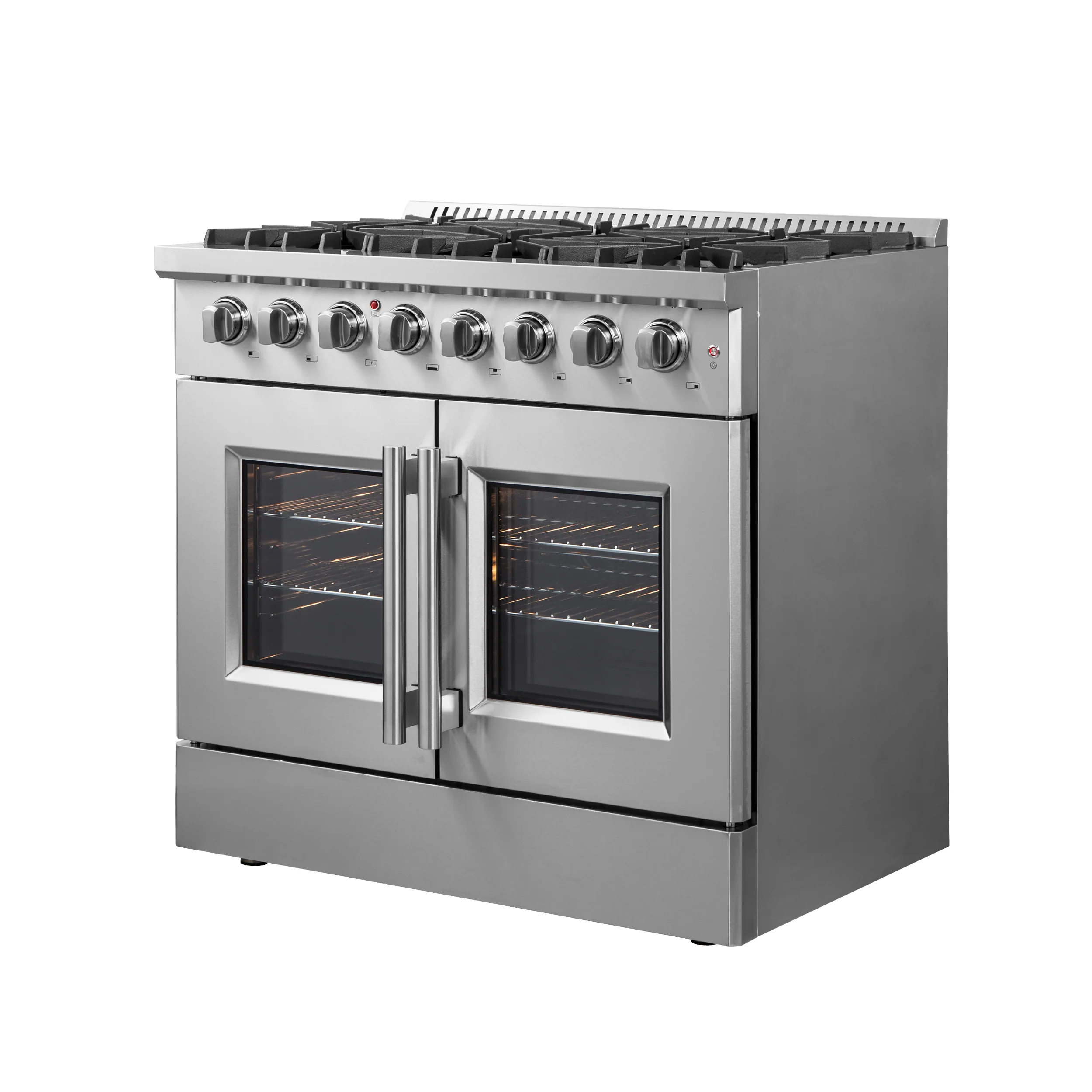 Forno Galiano 36" Freestanding French Door Dual Fuel Range - Image 3